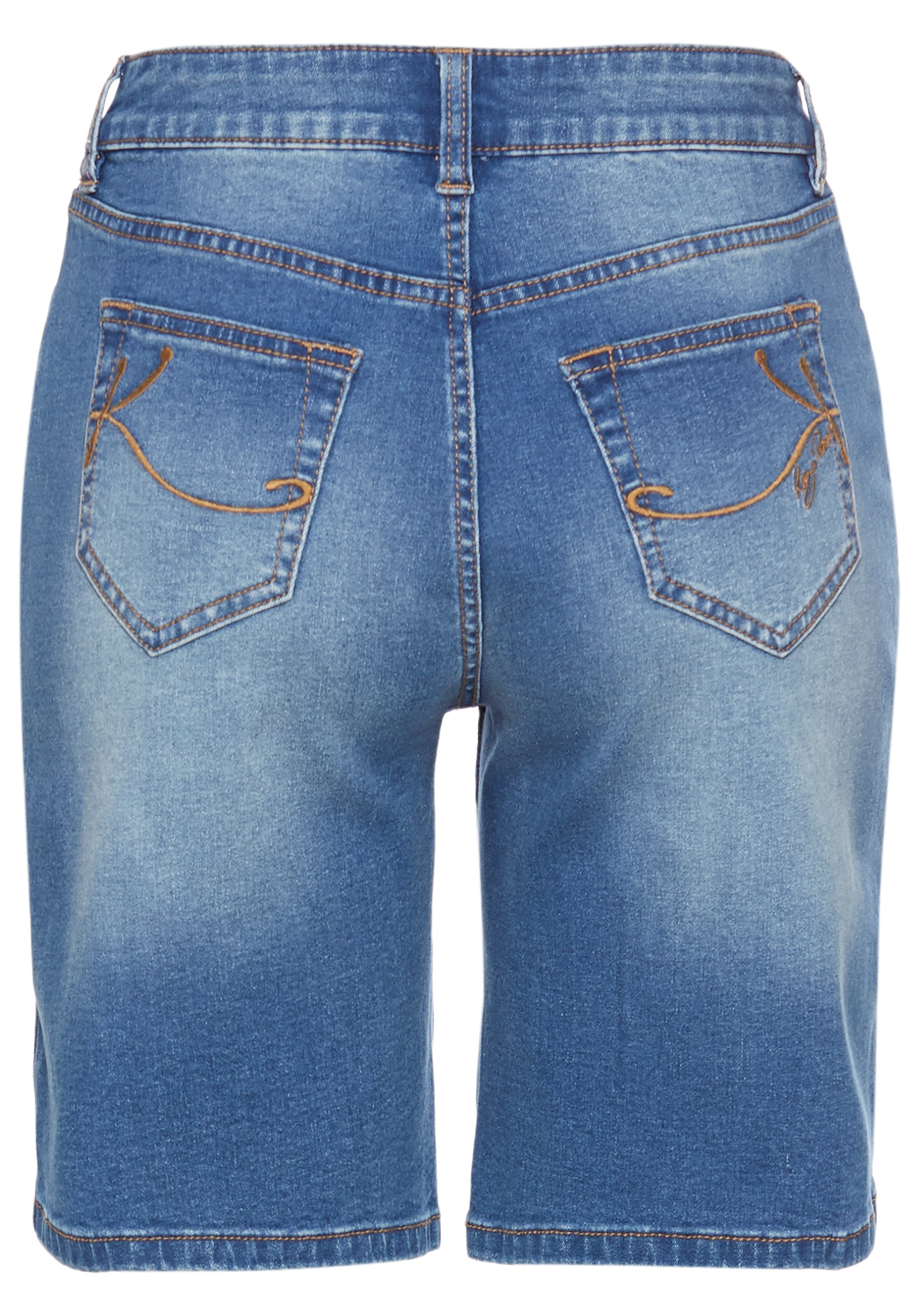 KangaROOS Jeansbermudas, High Waist