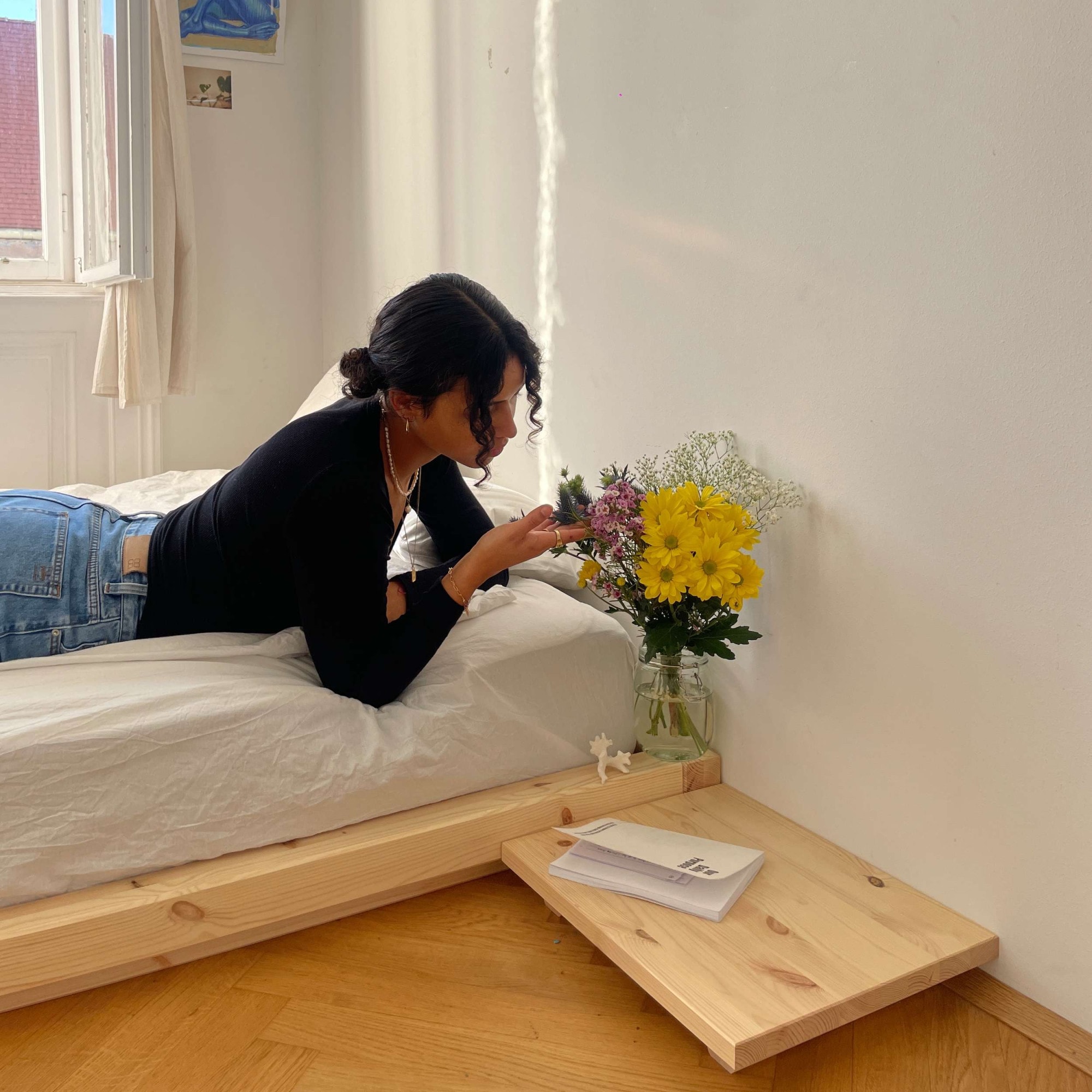 Karup Design Bettgestell »FSC® Massivholz Futonbett, excl. Matratze, mit Lattenrost« Minimalistisches Design, ein zeitloser Klassiker für moderne Räume