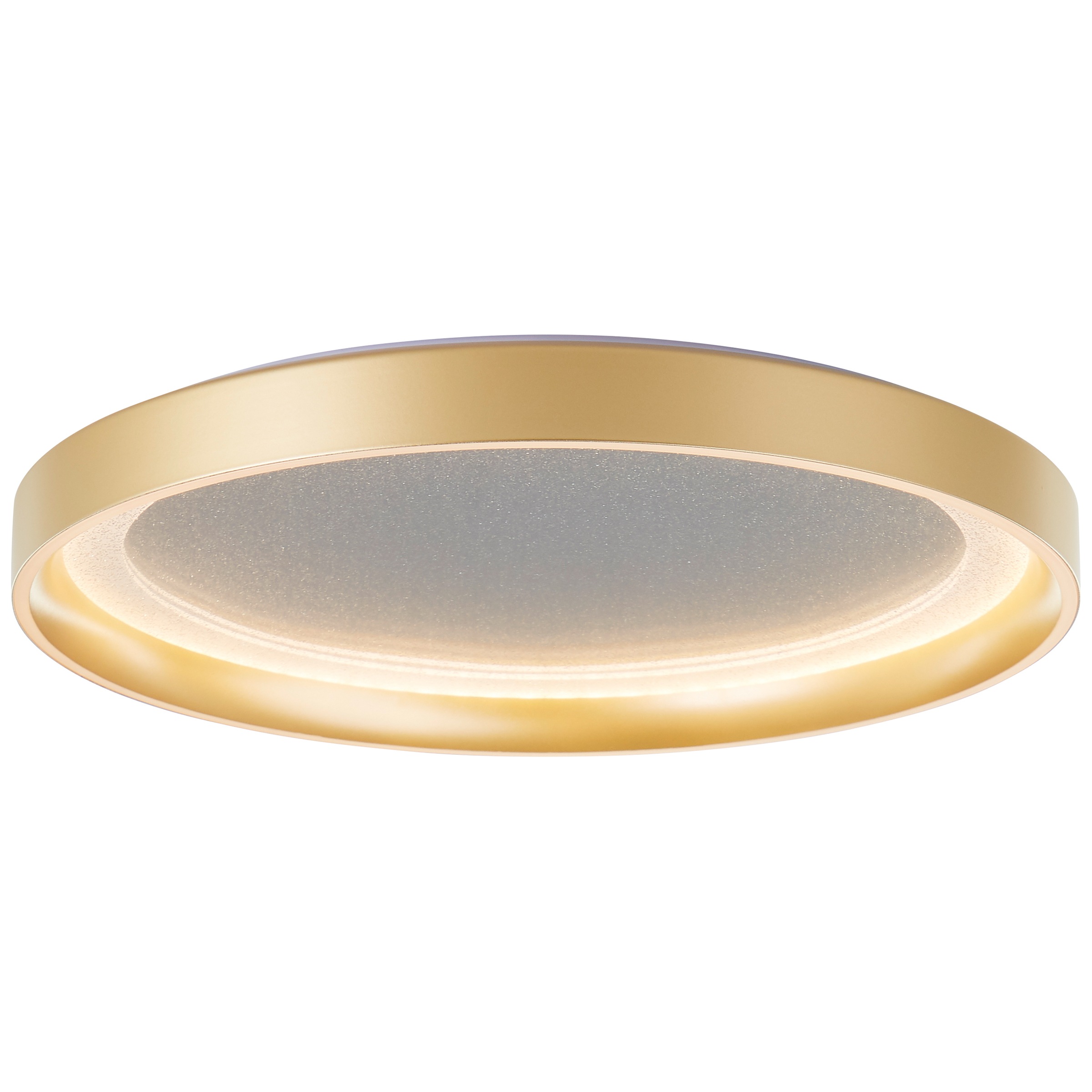 Brilliant LED Deckenleuchte »Quito«, LED-Deckenlampe, 33 cm, Glitzereffekt, 2700 lm, 3000 K, goldfarben