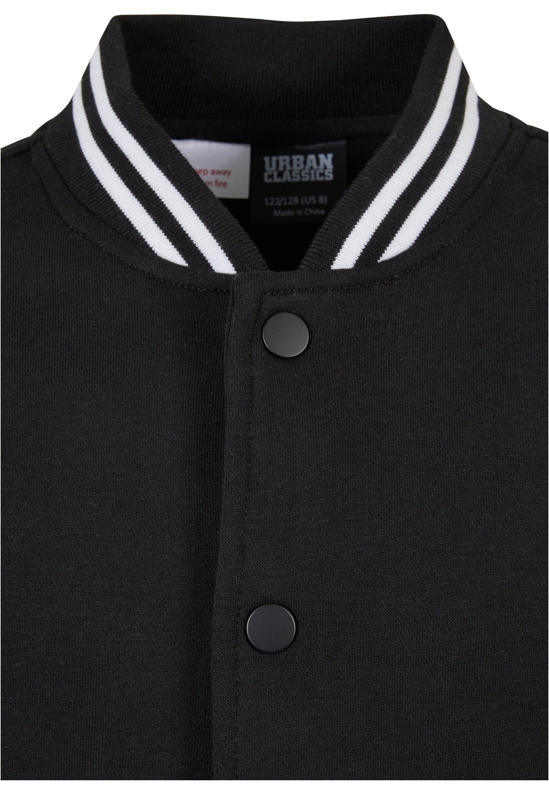 URBAN CLASSICS Collegejacke »Urban Classics Herren Boys Inset College Sweat Jacket«, (1 St.), ohne Kapuze