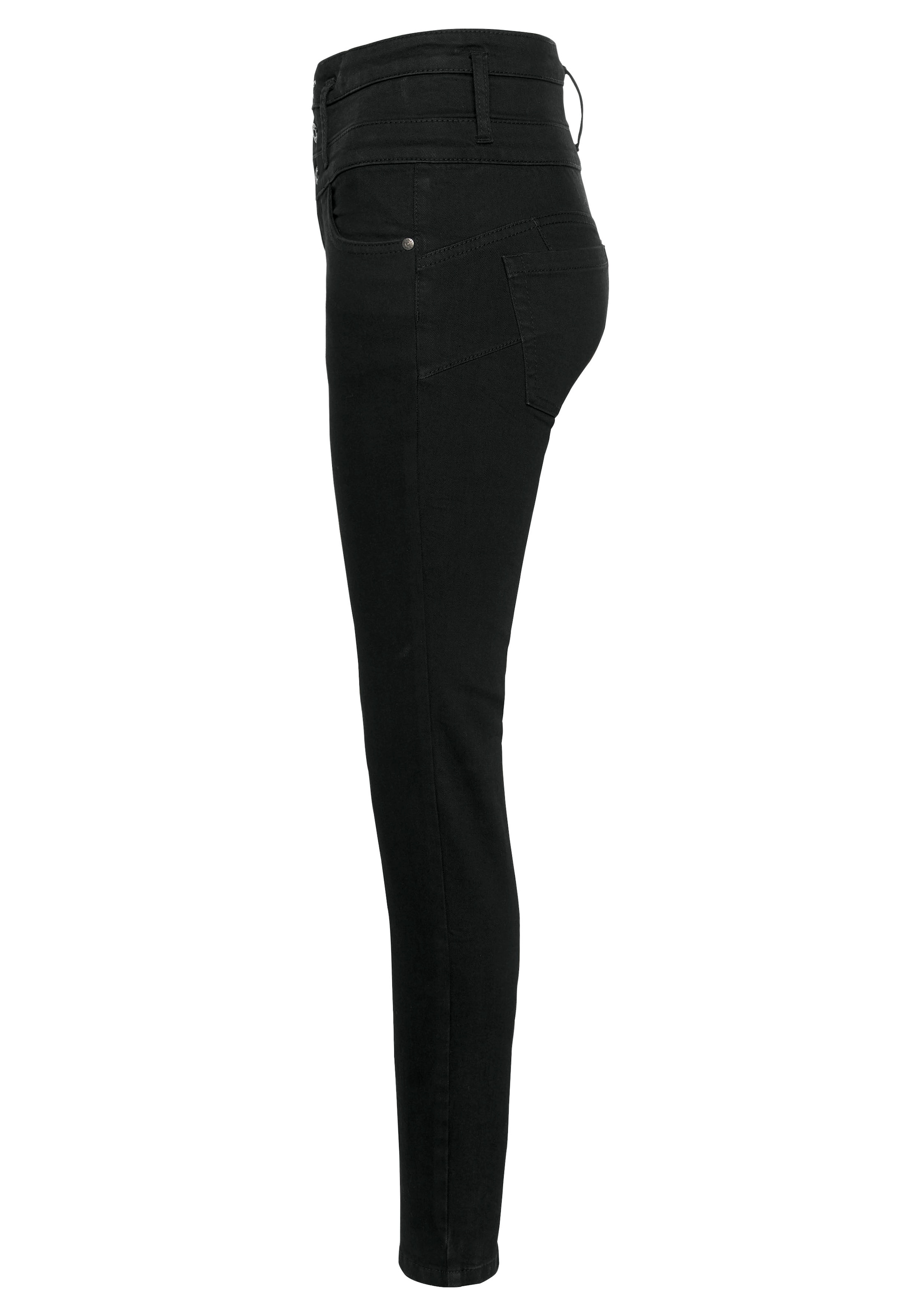 Arizona Slim-fit-Jeans »mit extra breitem Bund«, High Waist