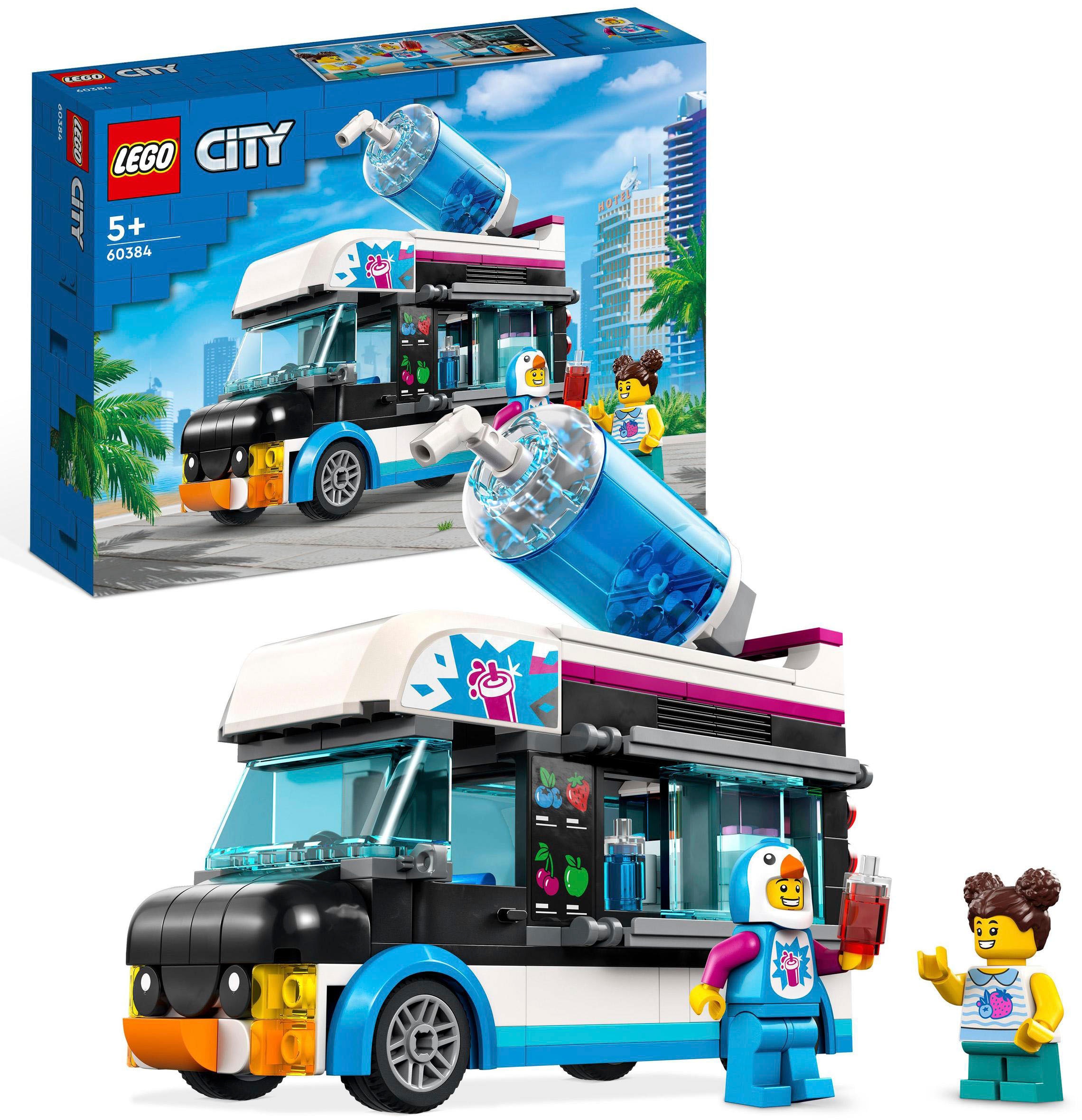 Konstruktionsspielsteine »Slush-Eiswagen (60384), LEGO® City«, (194 St.), Made in Europe