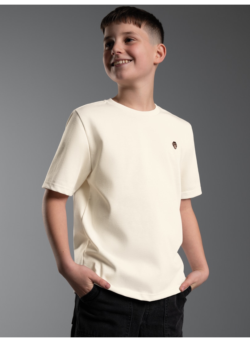 Trigema T-Shirt "TRIGEMA Heavy Oversized T-Shirt mit Affe Charly-Stickmotiv" 1