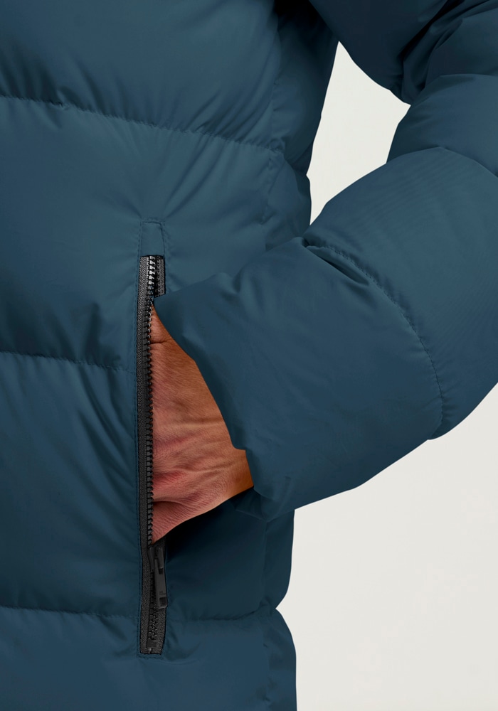 Jack Wolfskin Daunenmantel »FROZEN PALACE COAT W«, Wärmend, winddicht, Daunenjacke