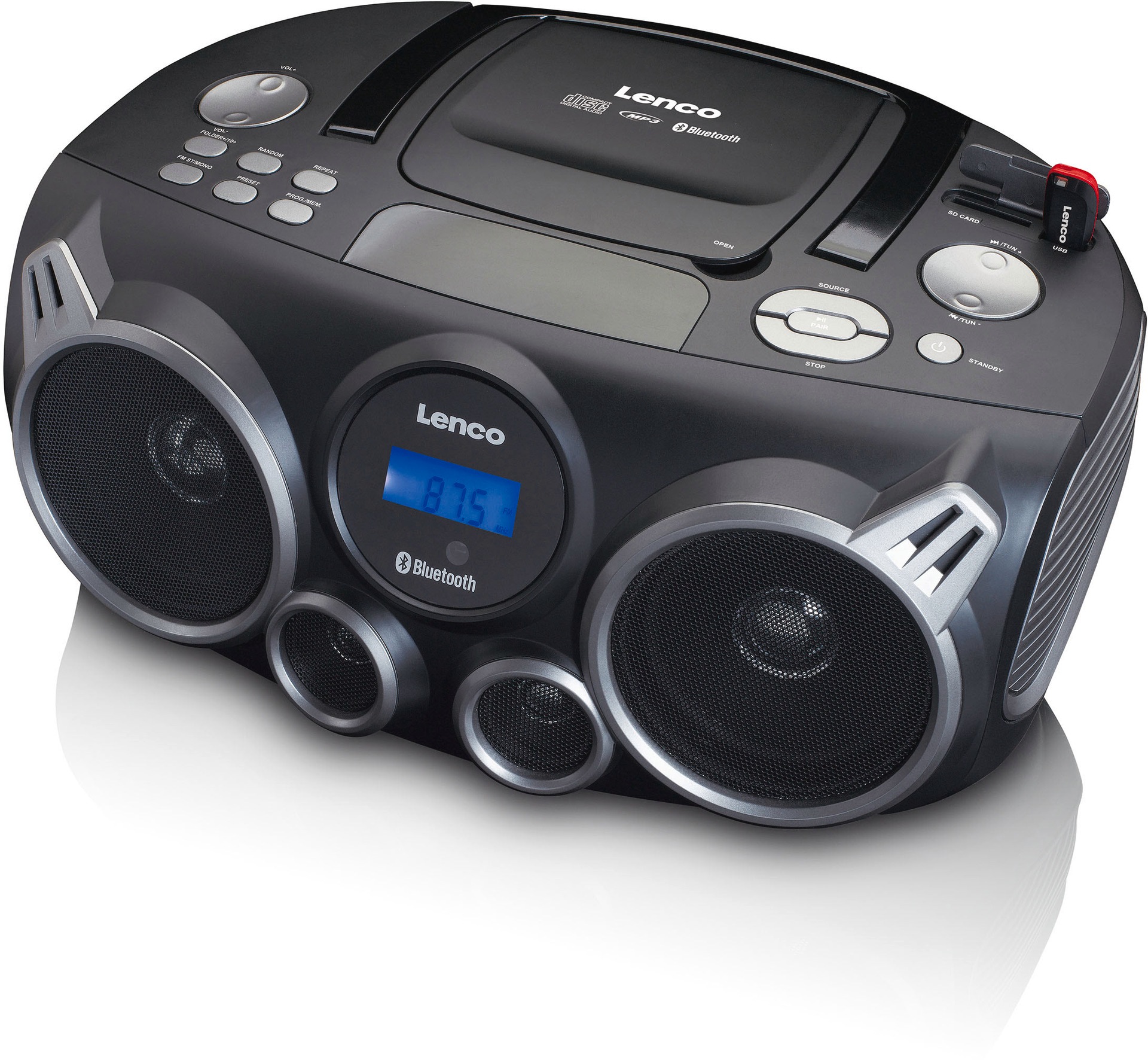 (Bluetooth BT, FM-Tuner) CD, USB«, mit BAUR MP3, Radio Lenco »SCD-100BK | Radio