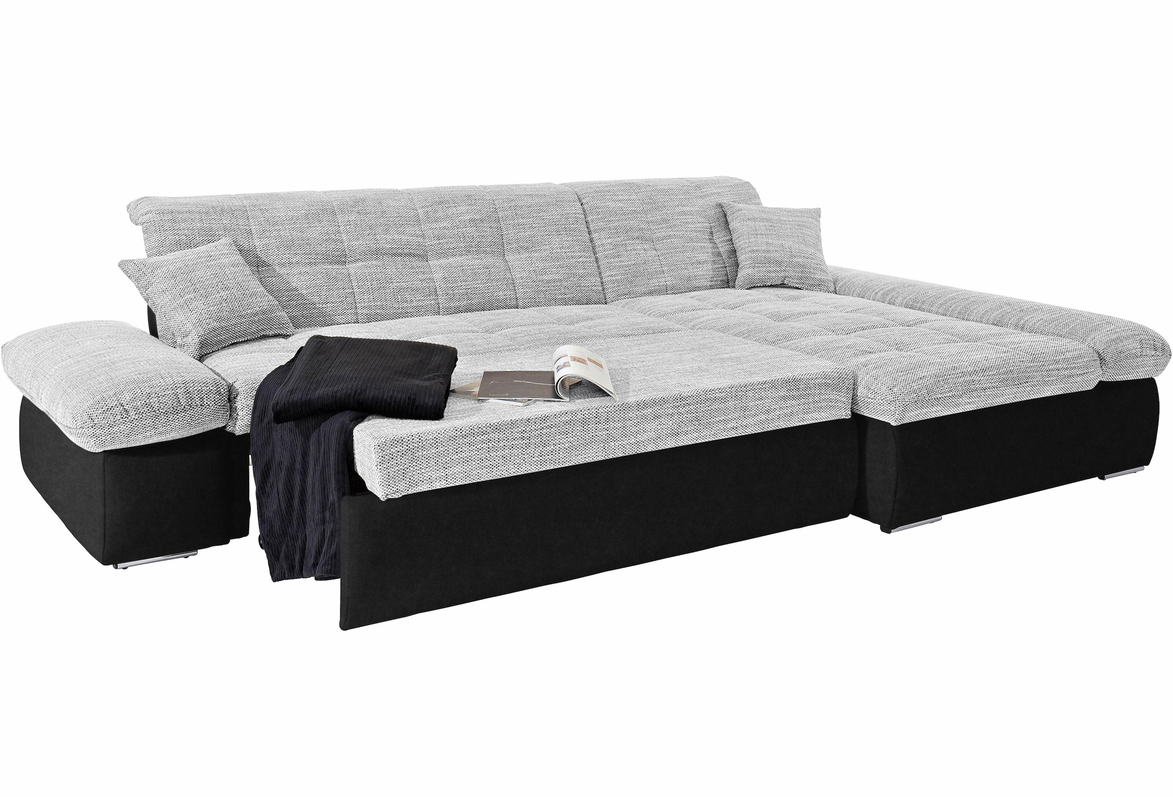 DOMO collection Ecksofa "Moric, L-Form, XXL-Sofa - Breite 300cm", wahlweise günstig online kaufen