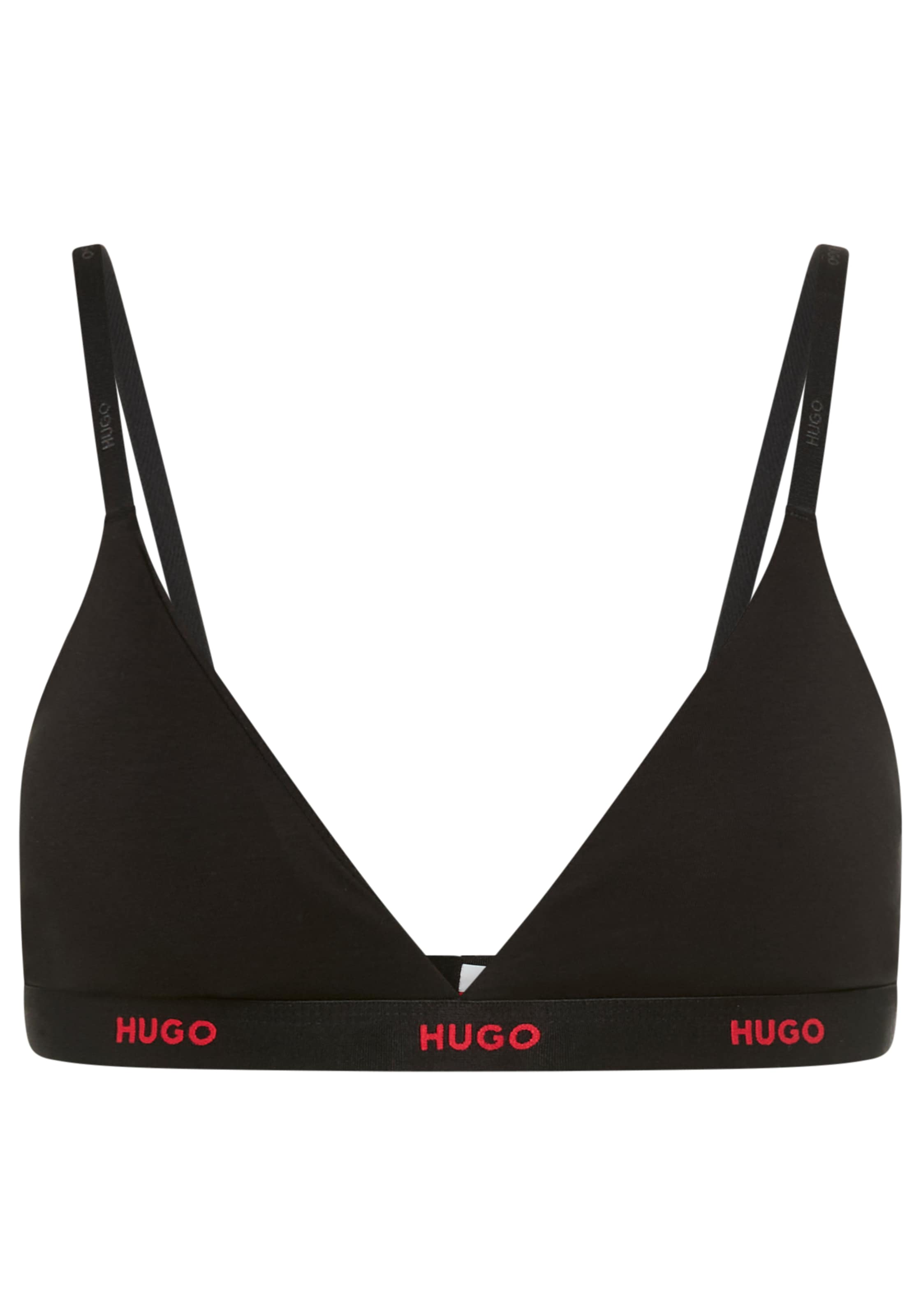 HUGO Underwear Triangel-BH "aus Stretch-Baumwolle mit Logo-Unterbrustband" günstig online kaufen