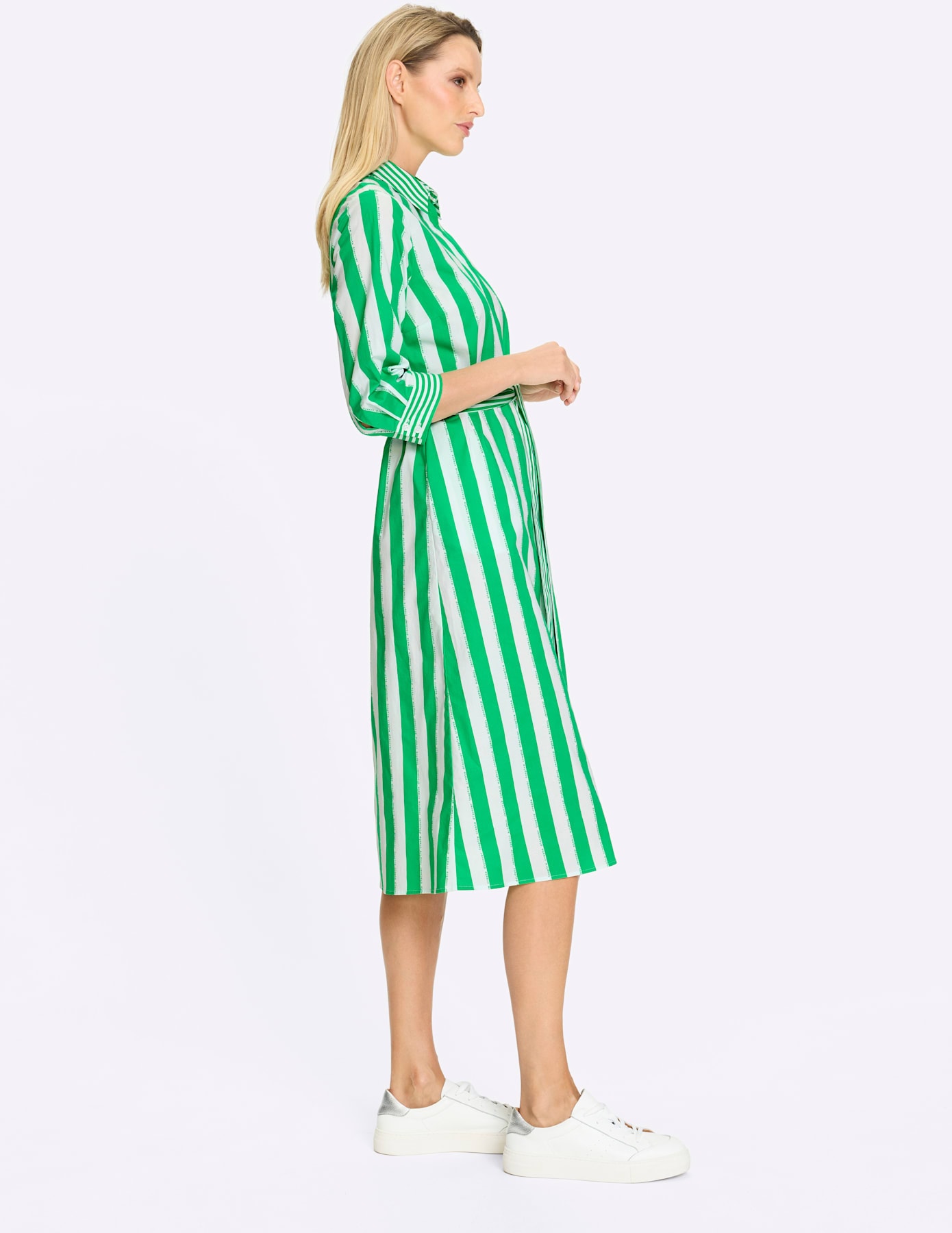 heine Hemdblusenkleid »Streifenkleid« Nahttasche