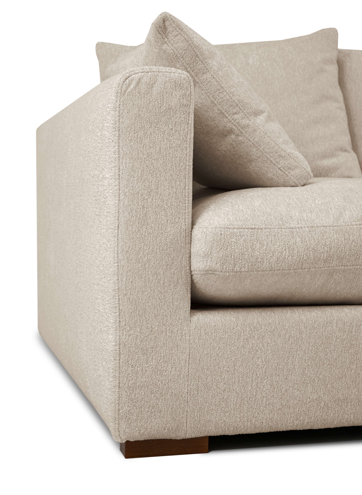 Home affaire Ecksofa »Coray«, Breite 266 cm, extra weich und kuschelig, mit Federn und Daunen