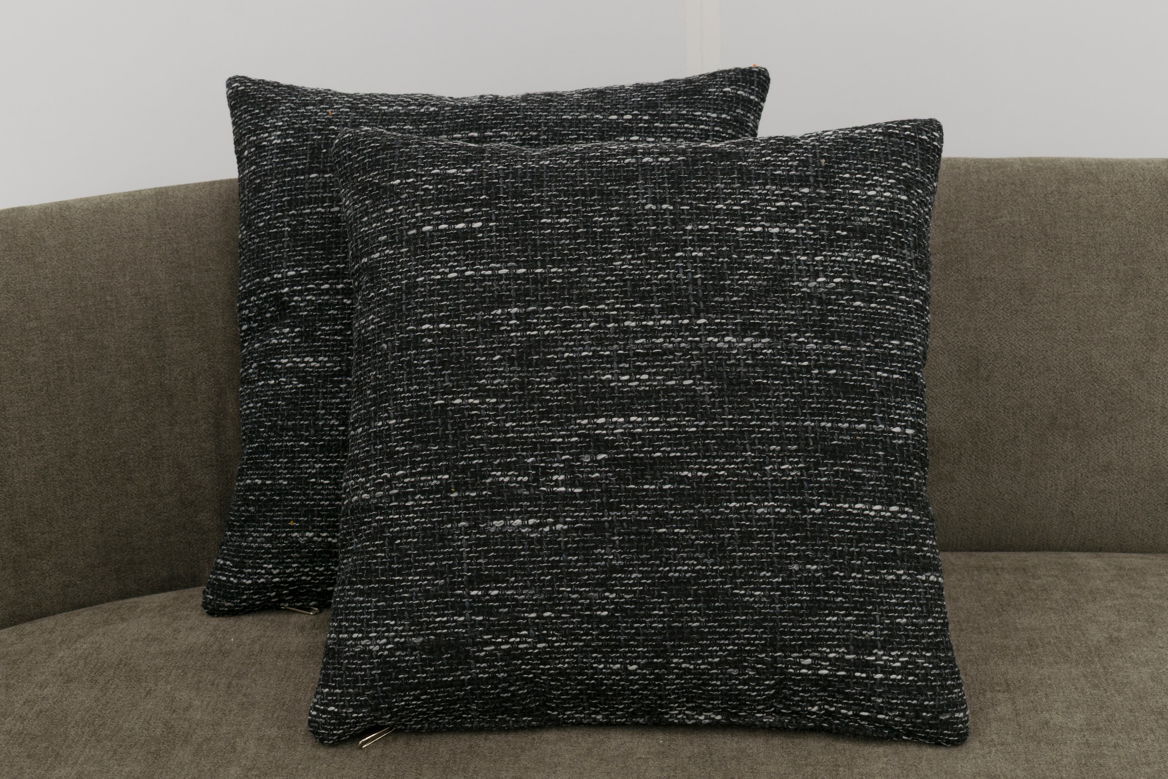 OTTO home Dekokissen "Salltum" Dekokissen mit Füllung, Sofakissen 2er Set 40x40cm