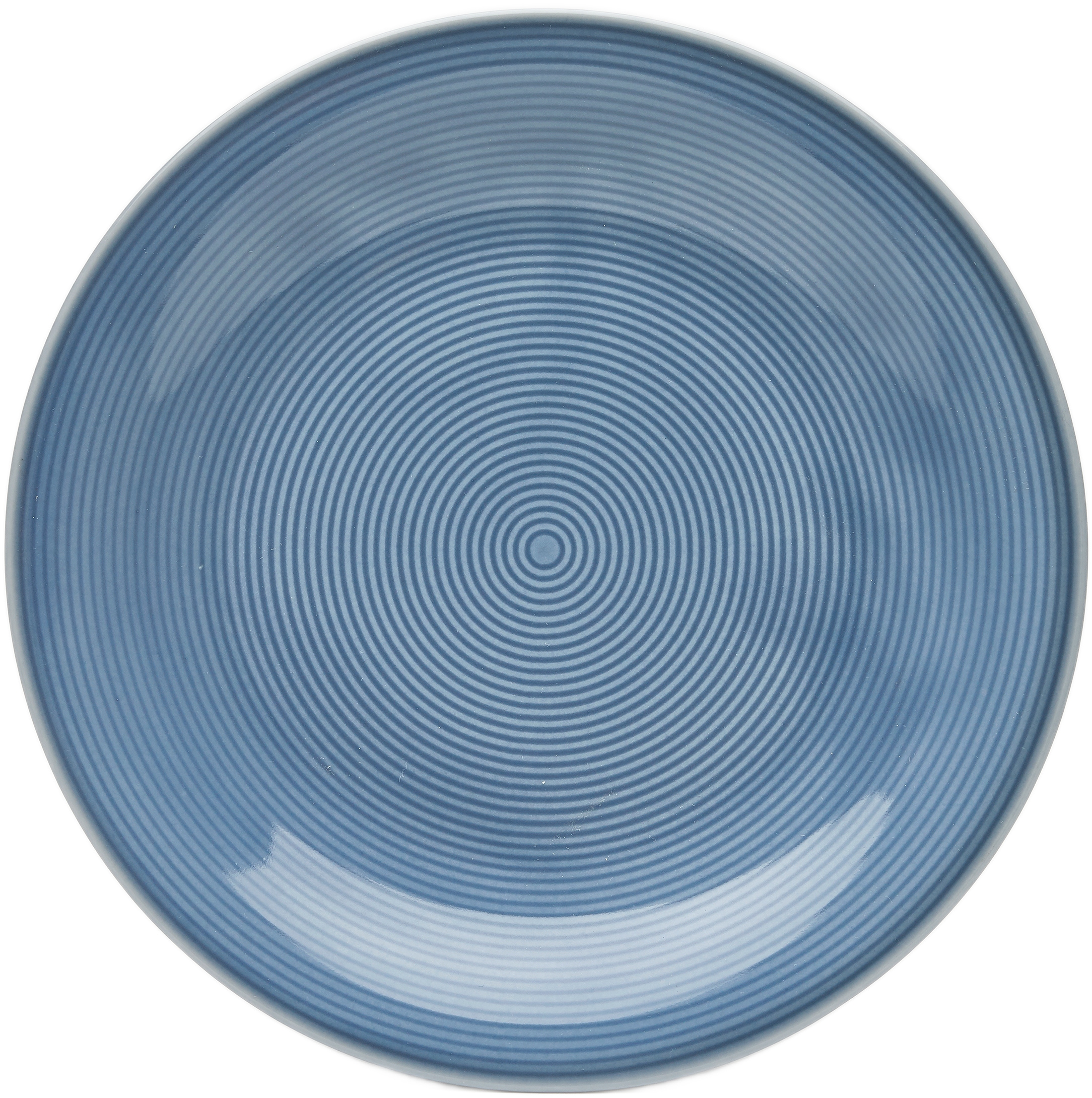 van Well Dessertteller "Teller Set, Jive, Teller 21 cm, 6 Stück" dezentes Spiraldekor, spülmaschinen-und mikrowellengeeignet