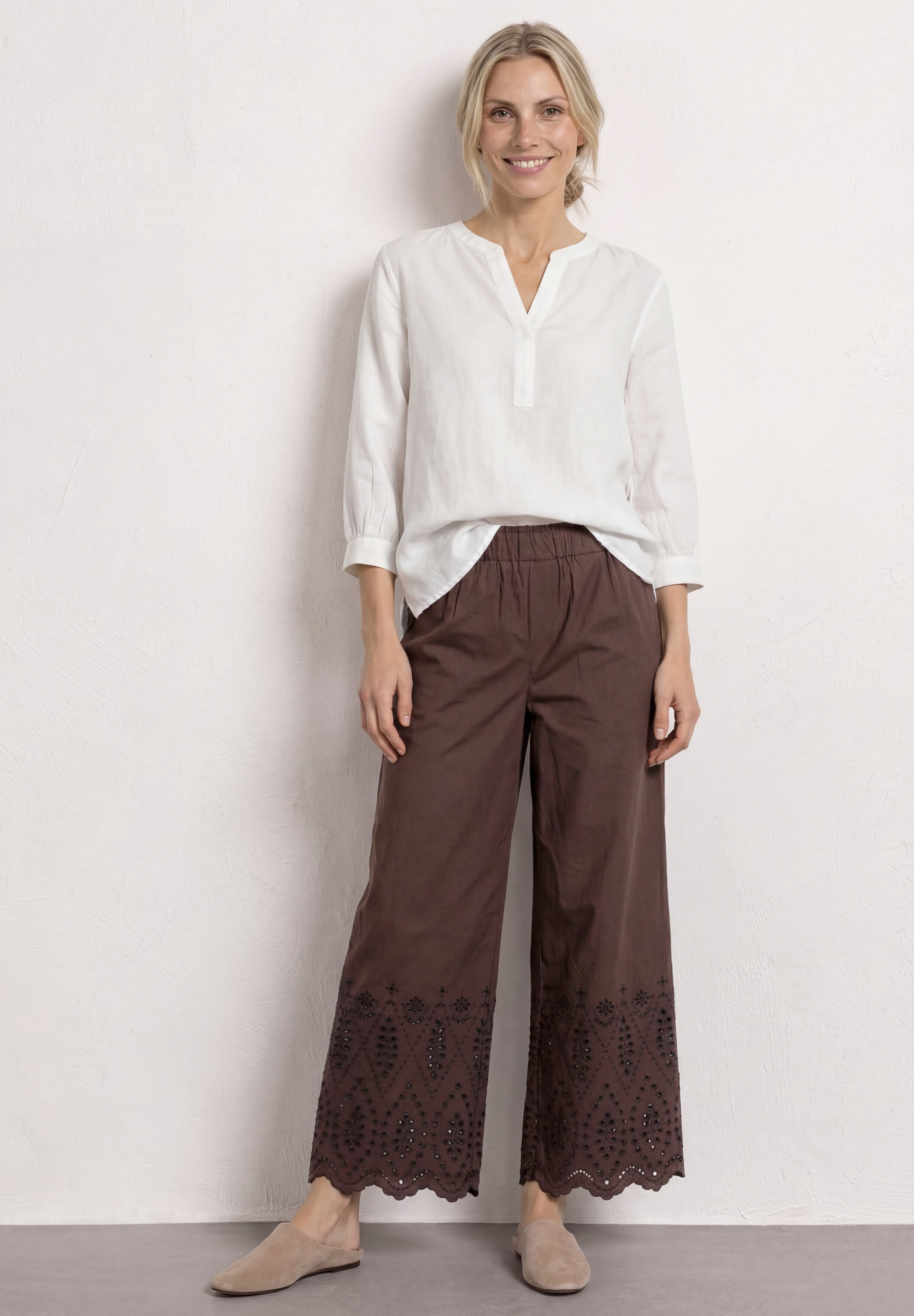 STREET ONE Stoffhose  High Waist