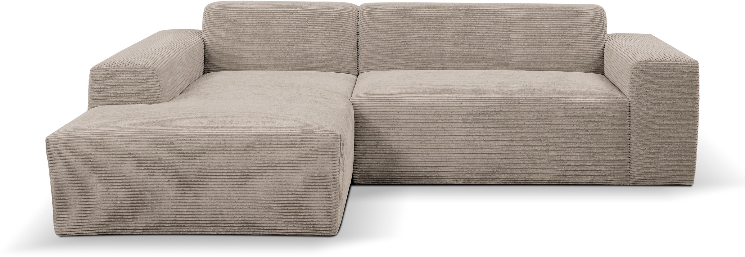 OTTO home Ecksofa "Zeus-L modern & zeitlos, Breite 253 cm, bequemes Sofa" C günstig online kaufen