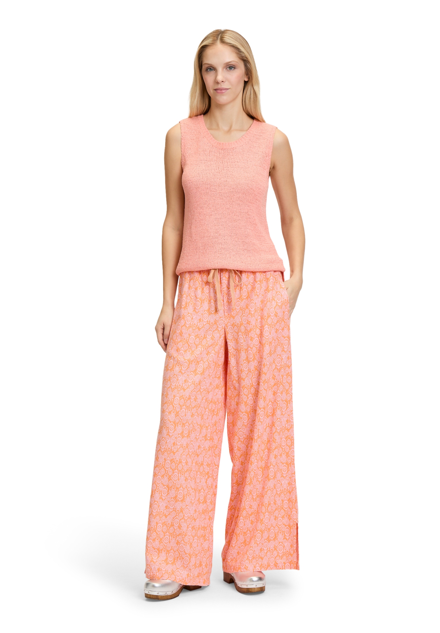 Cartoon Stricktop »Cartoon Strick-Top mit Rundhalsausschnitt«, Rippbündchen