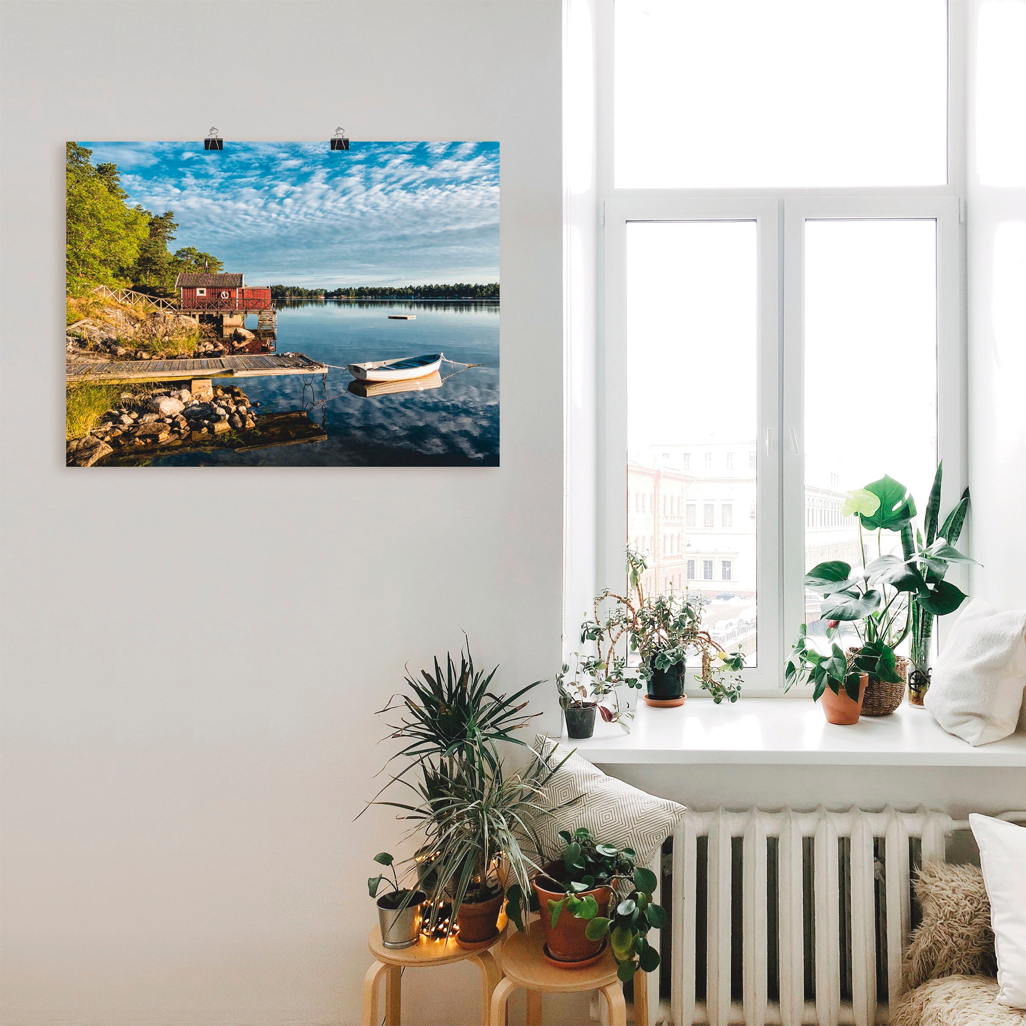 Artland Wandbild »Schärengarten schwedischen Küste II«, Küste, (1 St.), als Leinwandbild, Poster in verschied. Größen