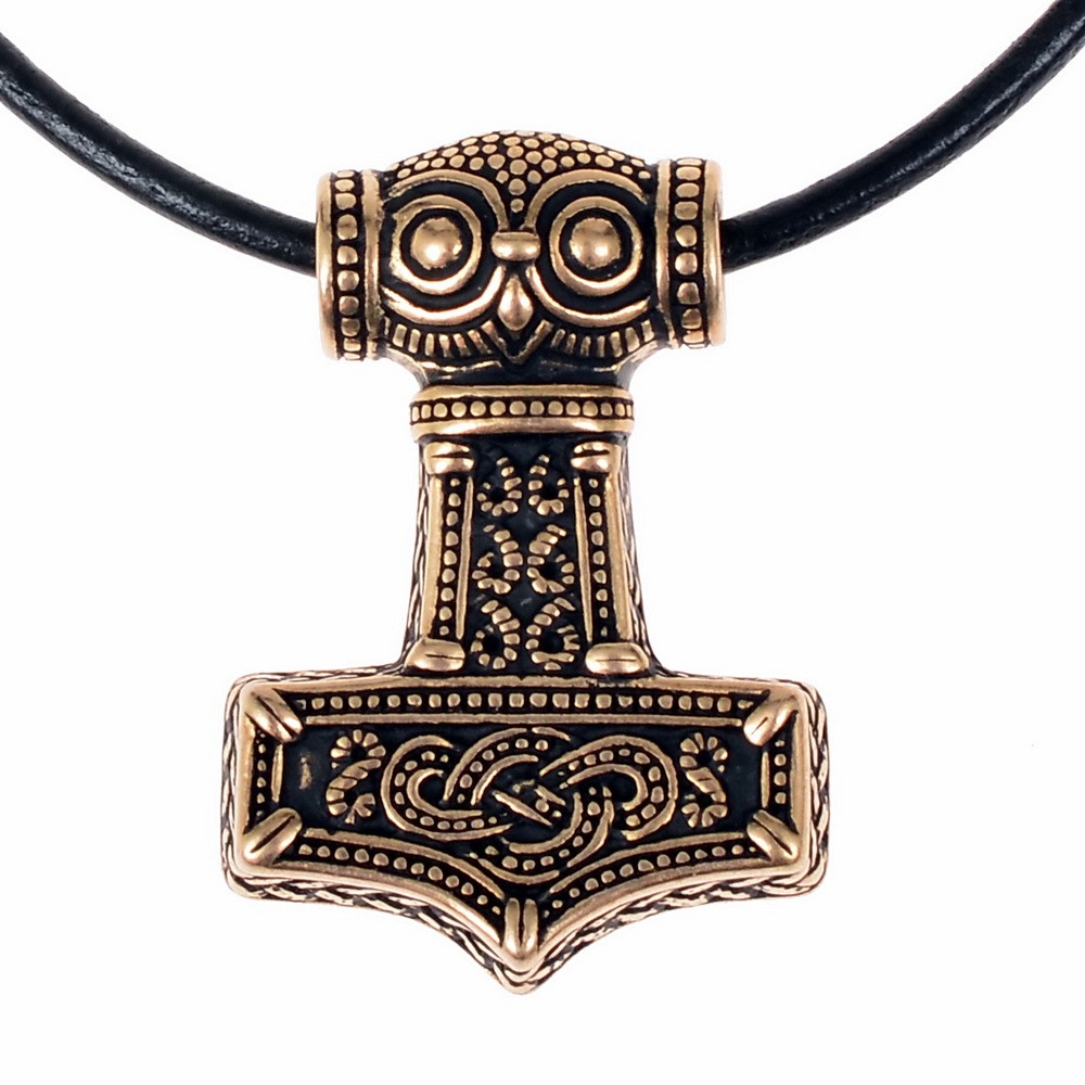 Adelia´s Amulett »Thorshammer Anhänger / Amulett Mjölnir von Ödeshög«, World of the Vikings
