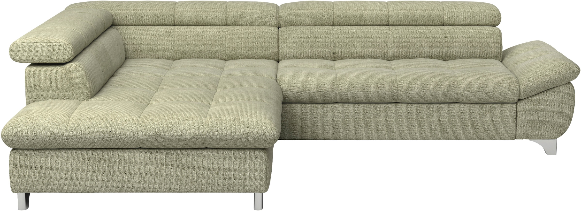COTTA Ecksofa »Gemini L-Form«, mit Kopfteilverstellung, wahlweise mit Bettfunktion