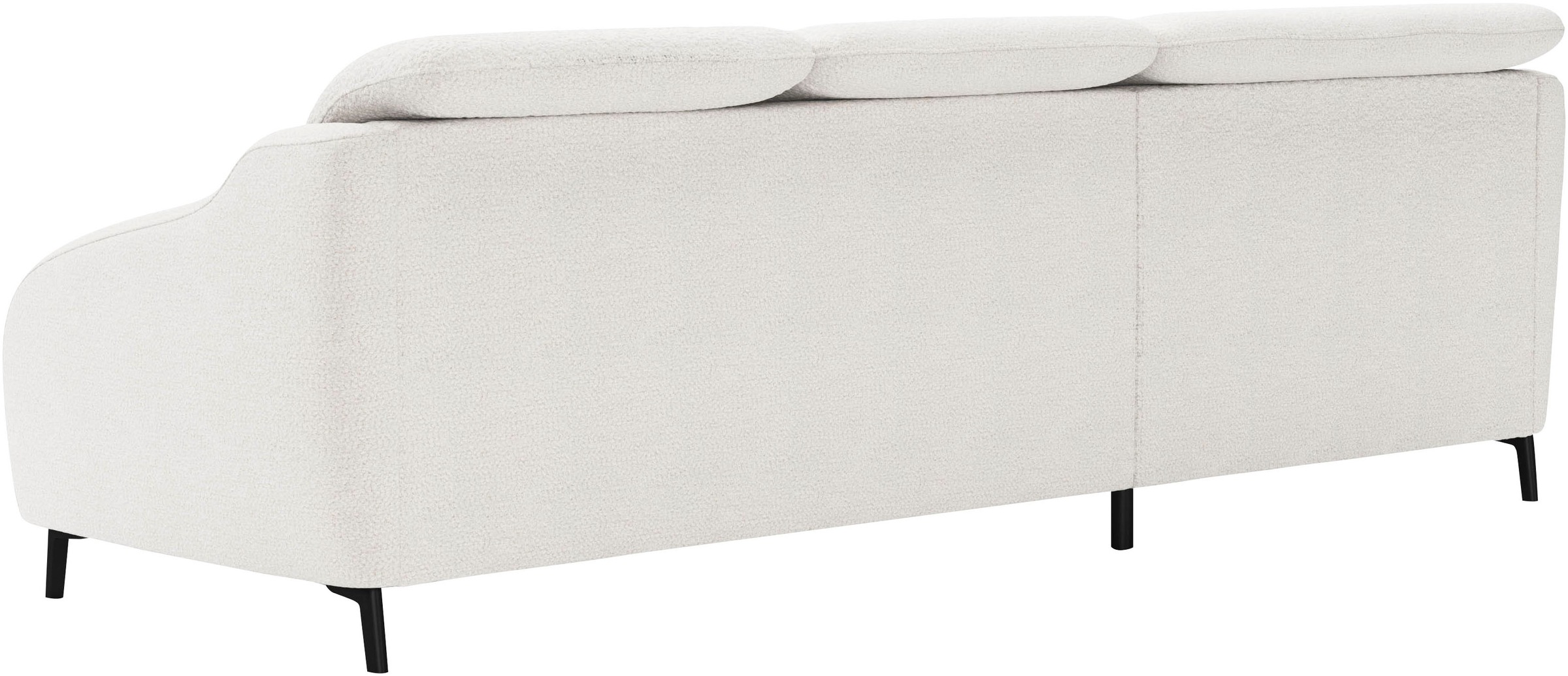 Ecksofa SIT & MORE "Blues L-Form", weiß, B:271cm H:93cm T:191cm, 100% Polyester, Sofas, Ecksofa, wahlweise mit Klapptisch und USB 6