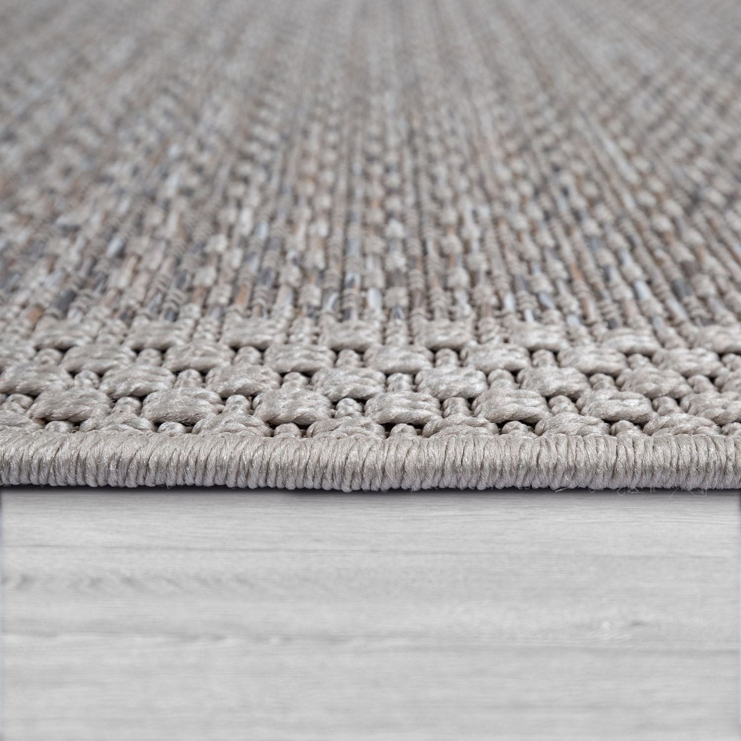 Paco Home Teppich »Vancouver 161«, rechteckig, Flachgewebe, melierte Optik,  mit Bordüre, In- und Outdoor geeignet auf Rechnung | BAUR