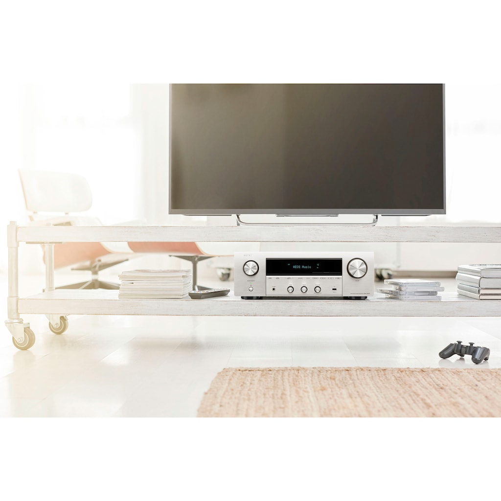 Denon Stereo-Netzwerk-Receiver »DRA-800H«, 2, (WLAN-Bluetooth Hi-Res Audio-Sprachsteuerung-Internetradio-DAB+-FM Tuner)