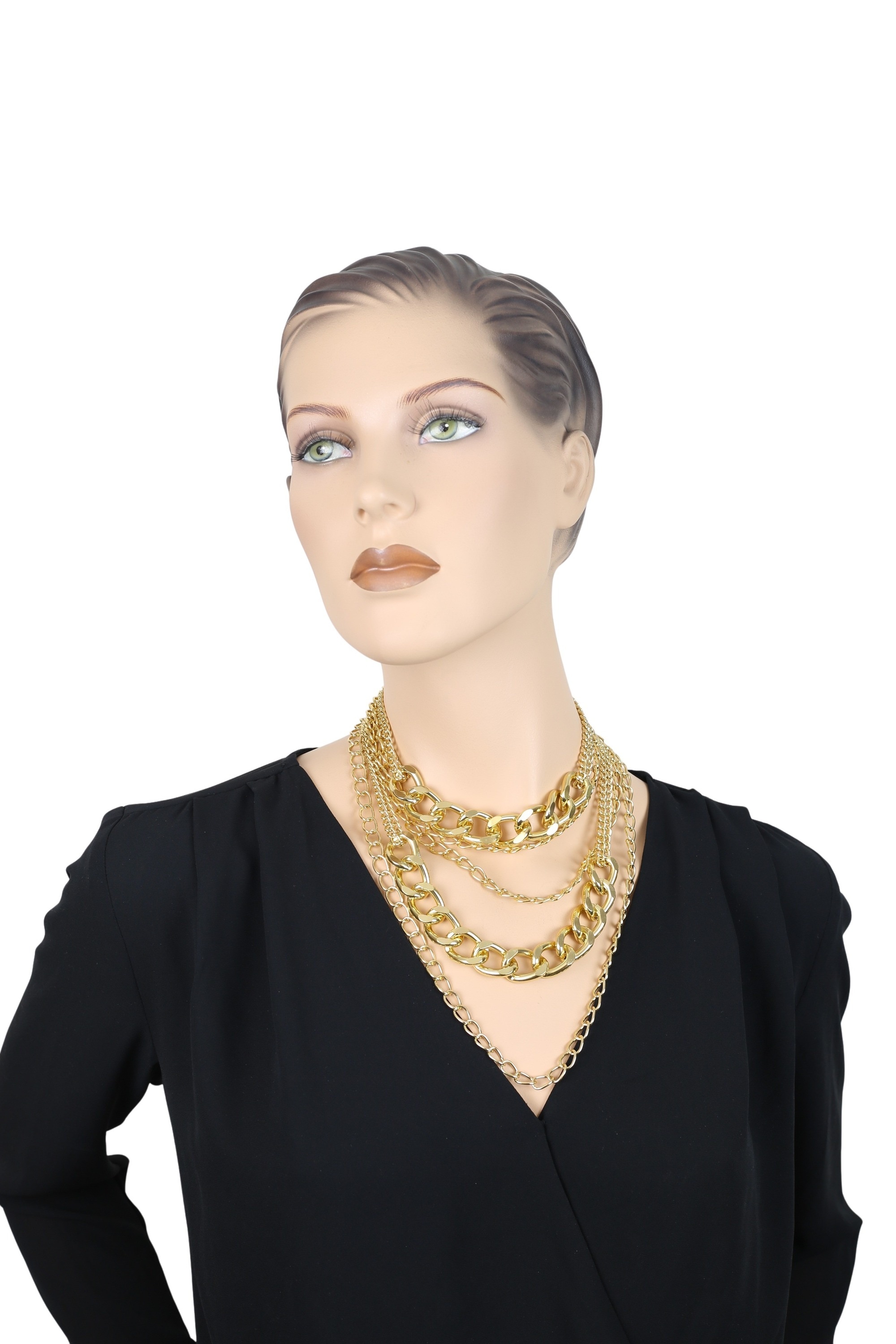 COLLEZIONE ALESSANDRO Kette mit Anhänger »Luxe«, mehrreihige Gliederkette