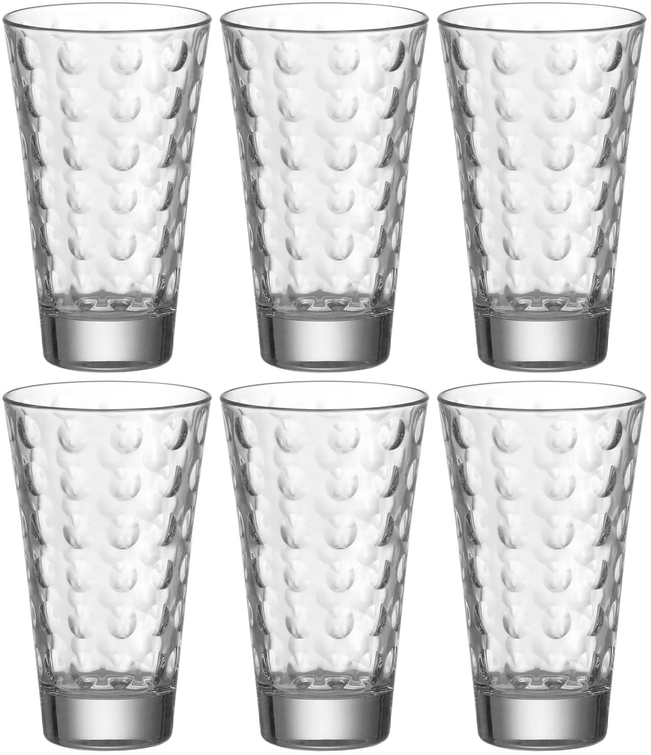 LEONARDO Longdrinkglas »OPTIC« (Set 6 tlg.) 300...