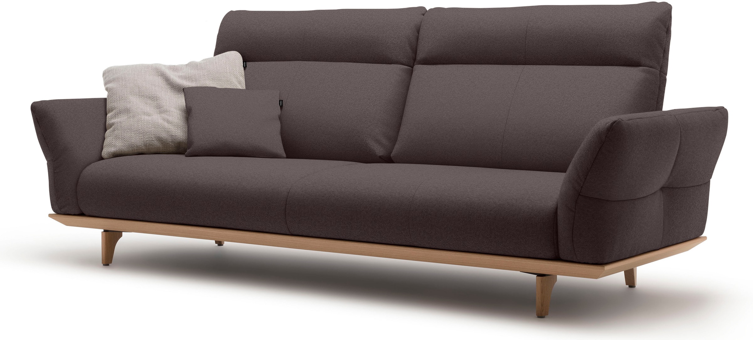 Creation BY ROLF BENZ 3,5-Sitzer »CR.460«, Sockel in Eiche, Füße Eiche natur, Breite 228 cm