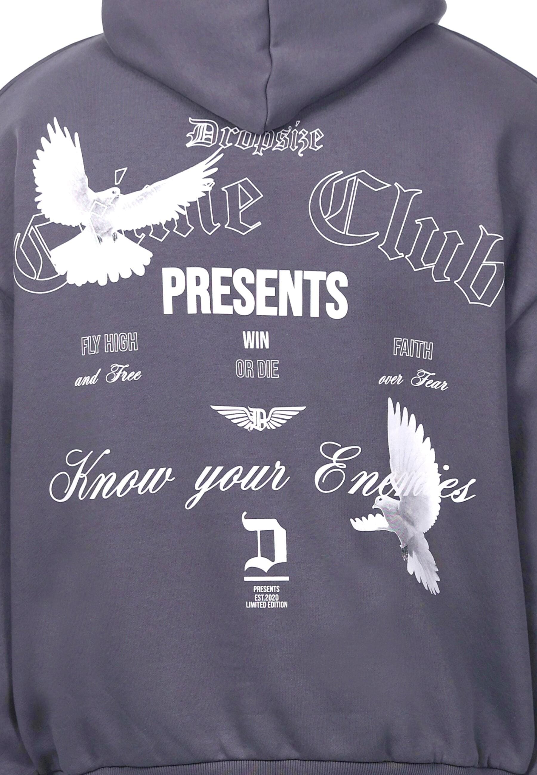 Dropsize Kapuzensweatshirt »Dropsize HEAVY OVERSIZE ENEMIES HOODIE«, 1 Stk.
