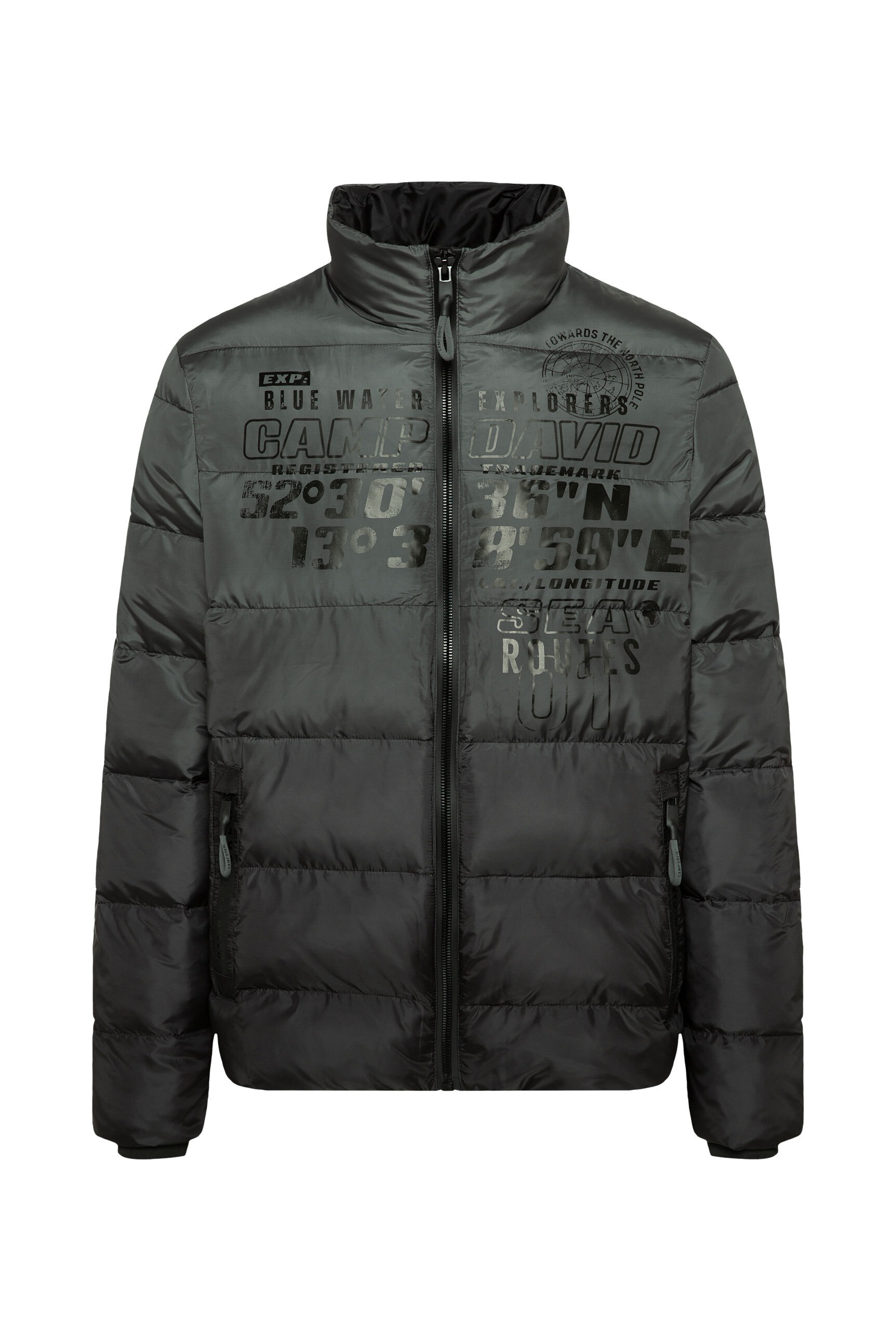 CAMP DAVID Winterjacke ohne Kapuze mit Windbreaker-Bündchen günstig online kaufen