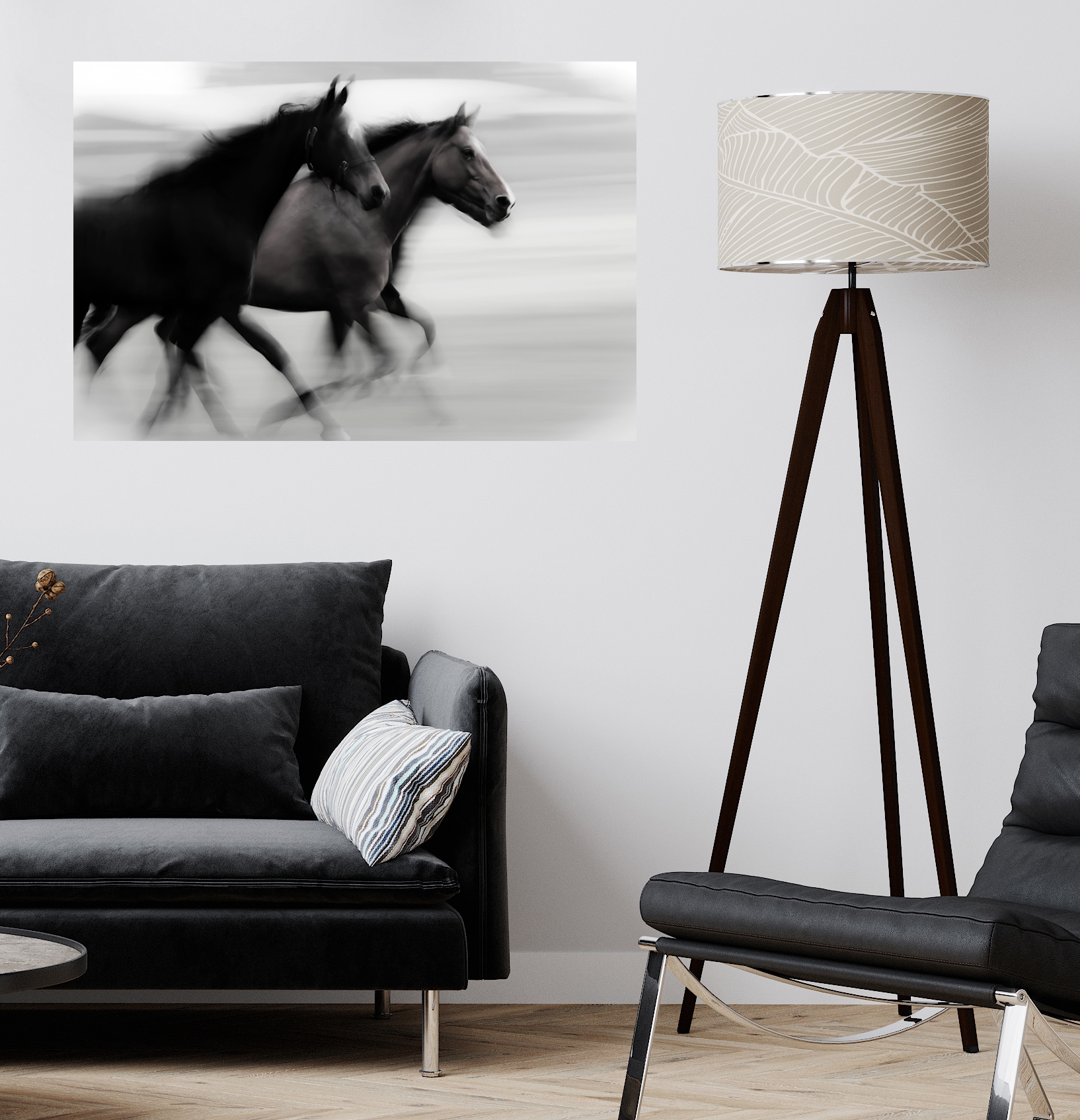 queence Wandsticker »Horses« (1 St.) Selbstkle...