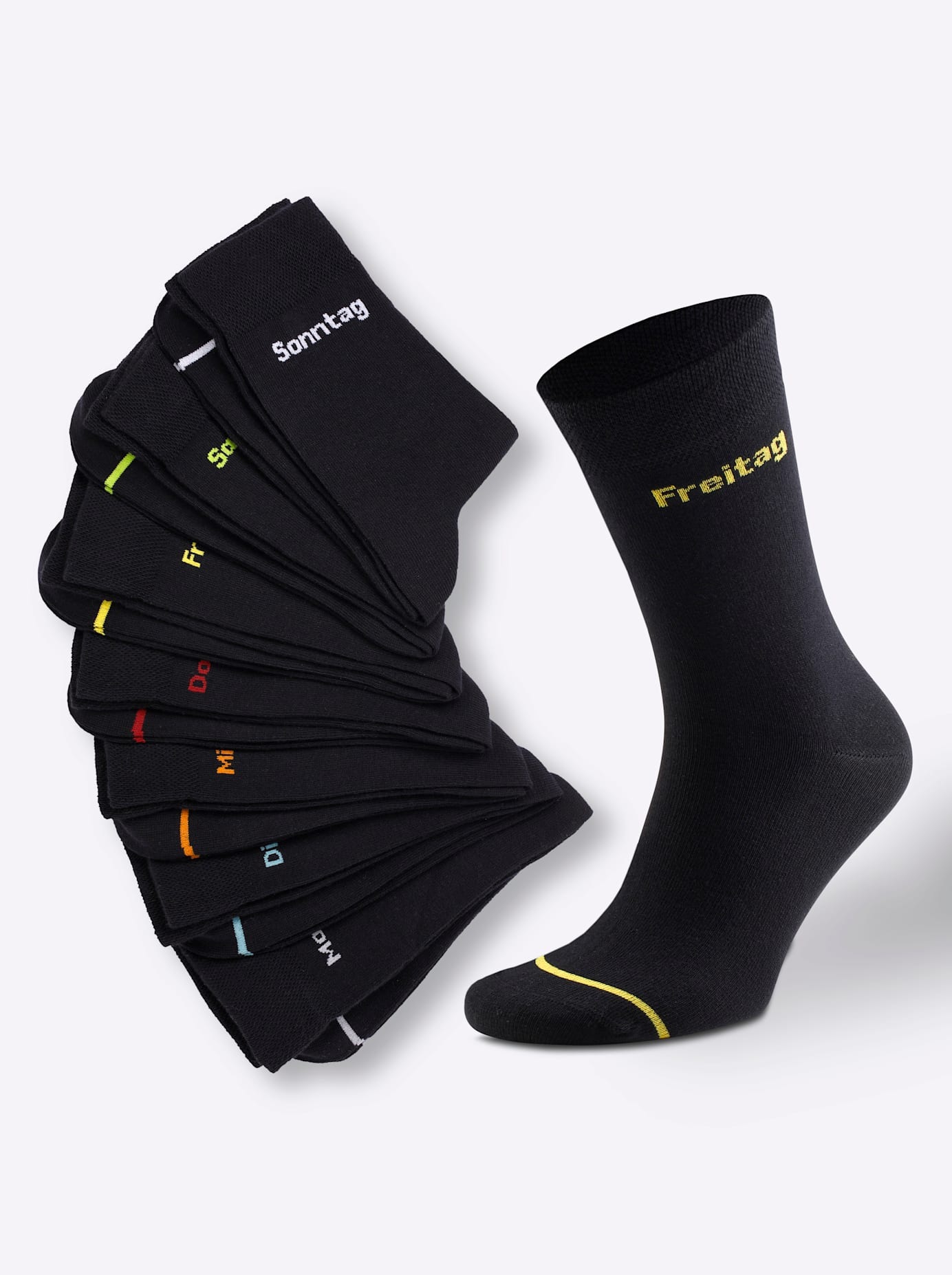 wäschepur Socken, (7 Paar)