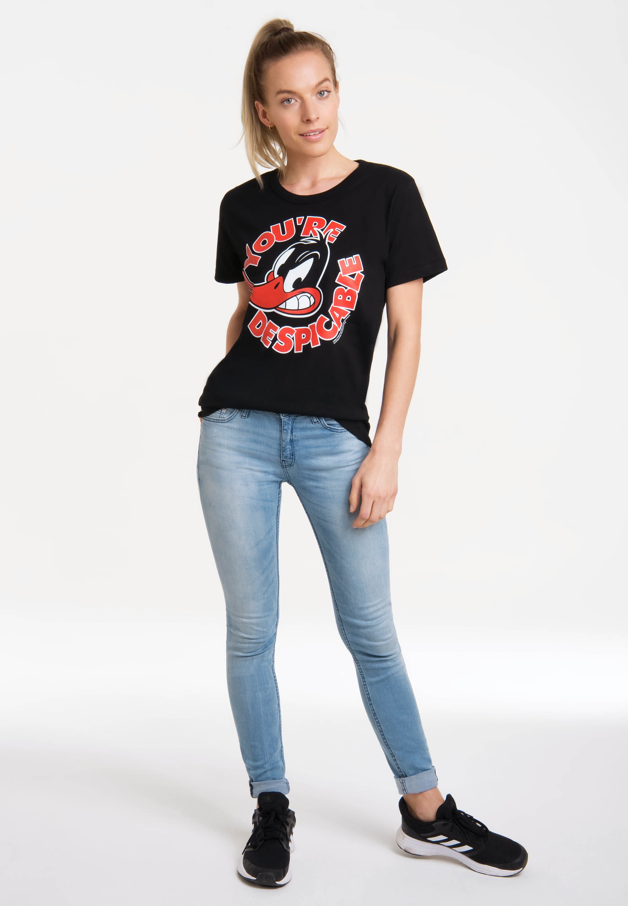 LOGOSHIRT T-Shirt »Looney Tunes - Daffy Duck« mit lizenziertem Print