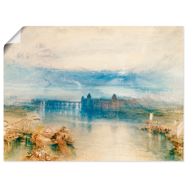 Artland Wandbild »Konstanz 1842«, Gewässer, (1 St.), als Leinwandbild,  Wandaufkleber oder Poster in versch. Größen bestellen | BAUR