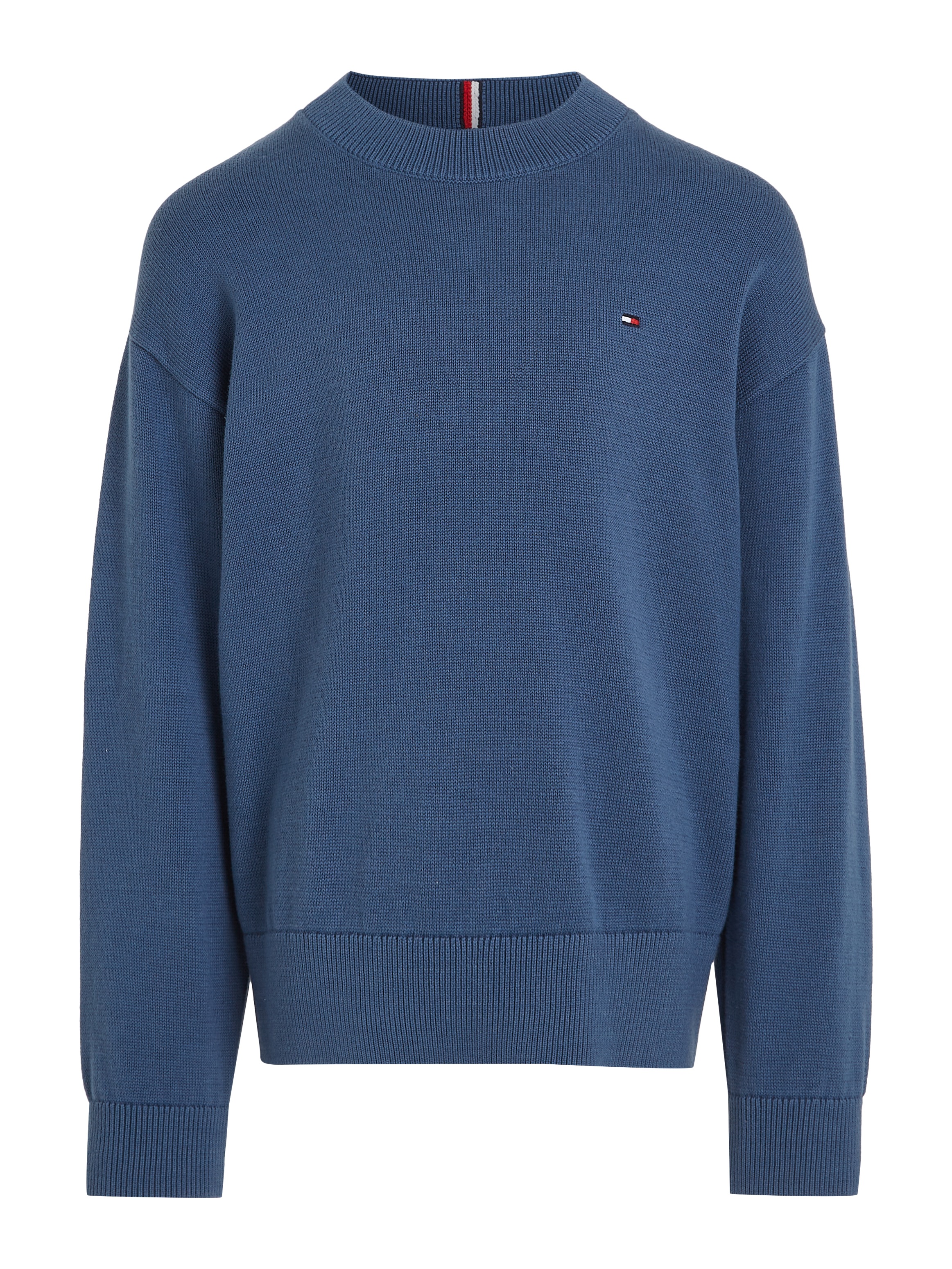 Tommy Hilfiger Strickpullover »ESSENTIAL SWEATER«, Kinder bis 16 Jahre mit Logostickerei