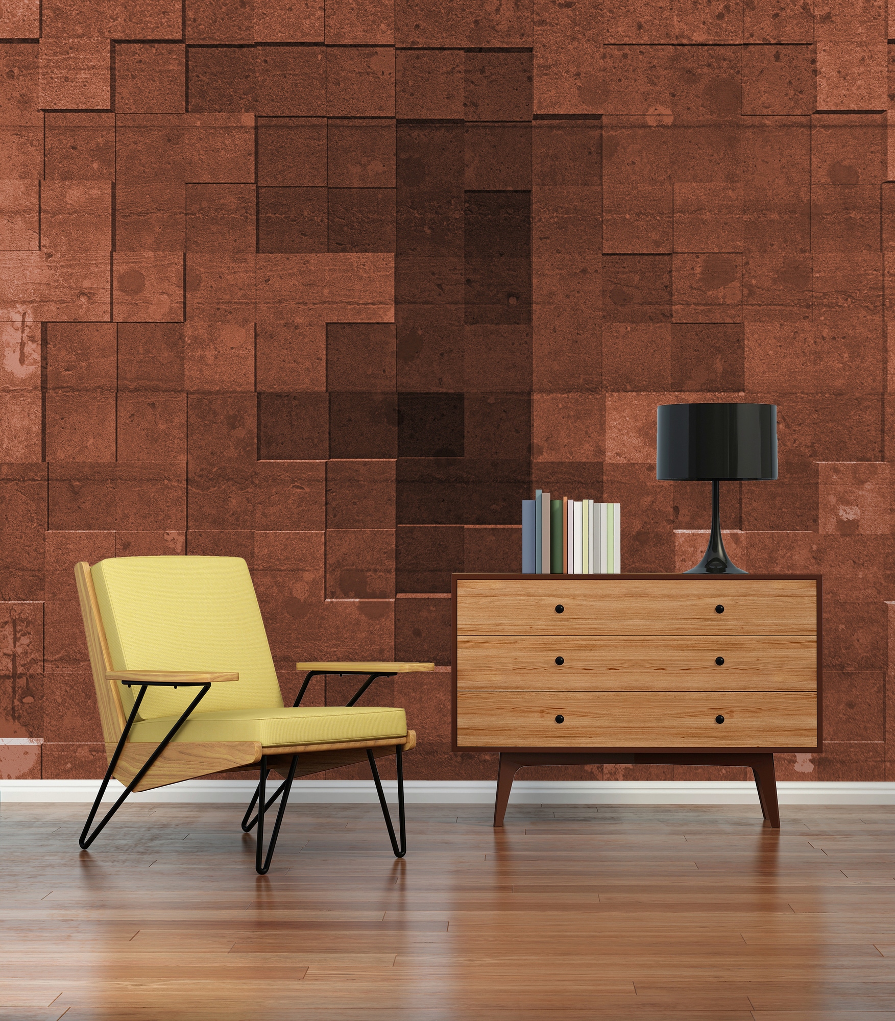 Architects Paper Fototapete »Atelier 47 Mosaic Tiles 1«, geometrisch, Vlies, Wand, Schräge, Decke