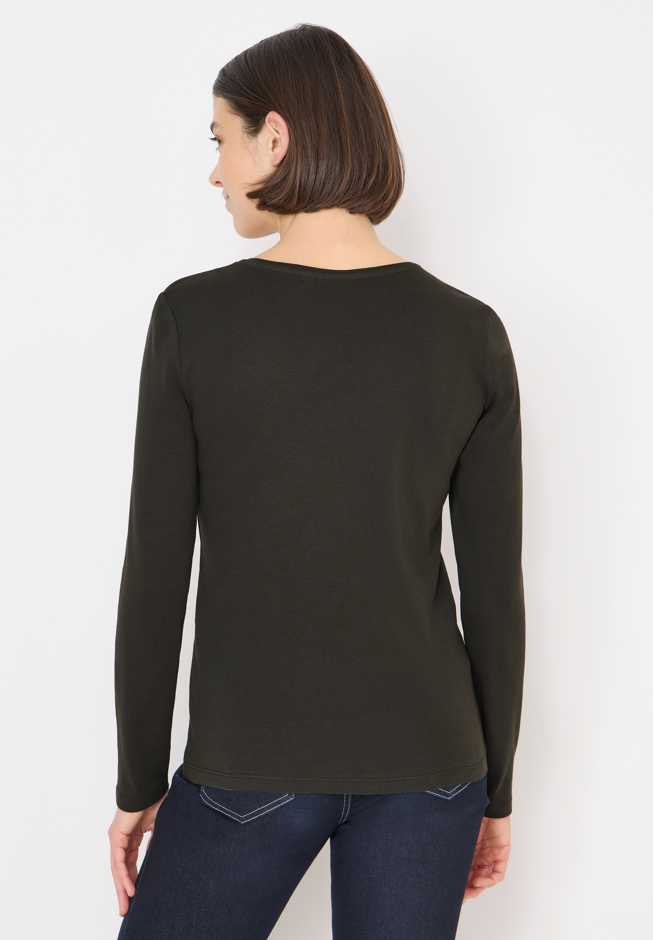 Cecil Langarmshirt aus reiner Baumwolle