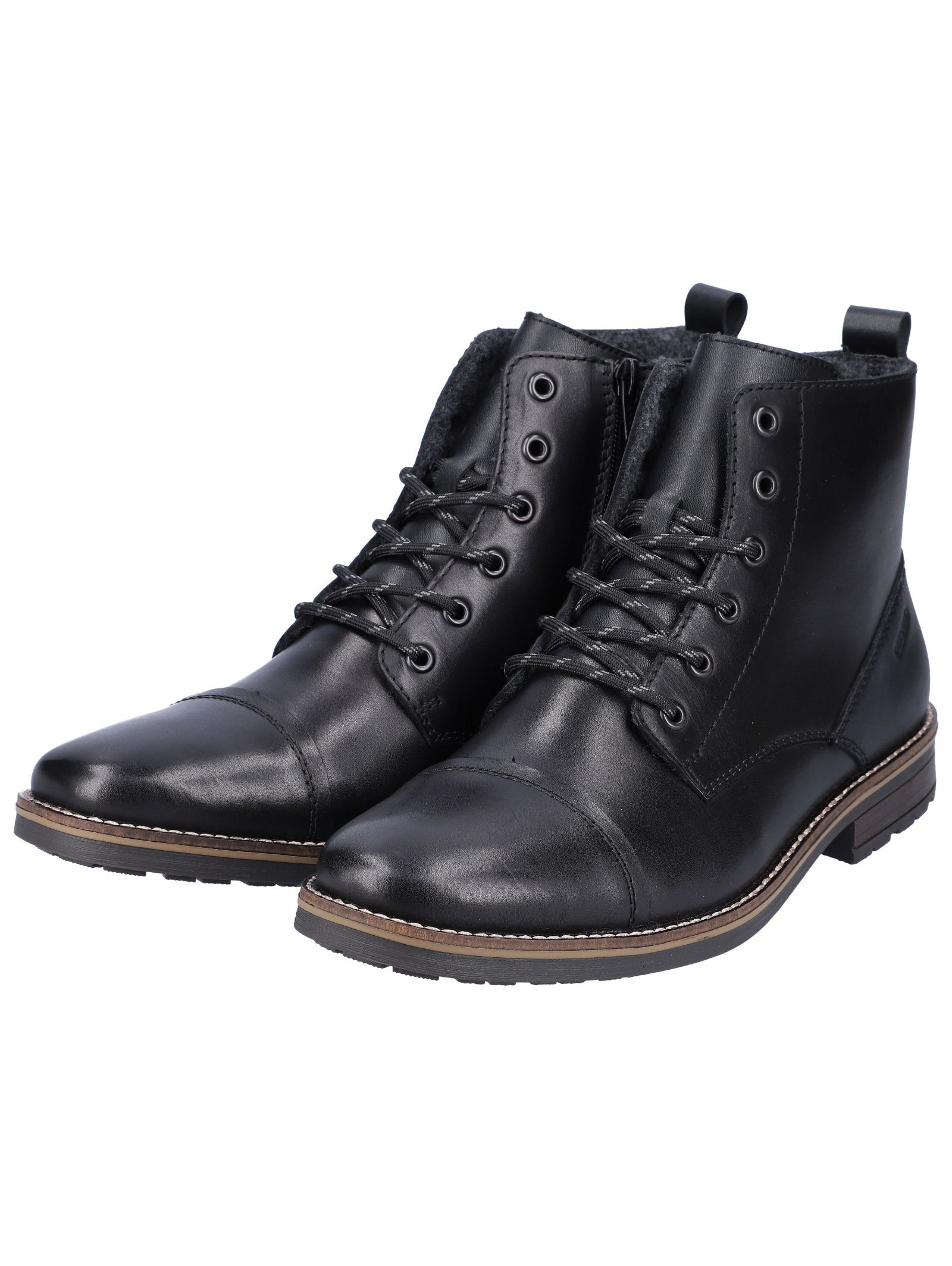 Rieker Schnürstiefelette »Rieker Stiefelette Leder/Textil«