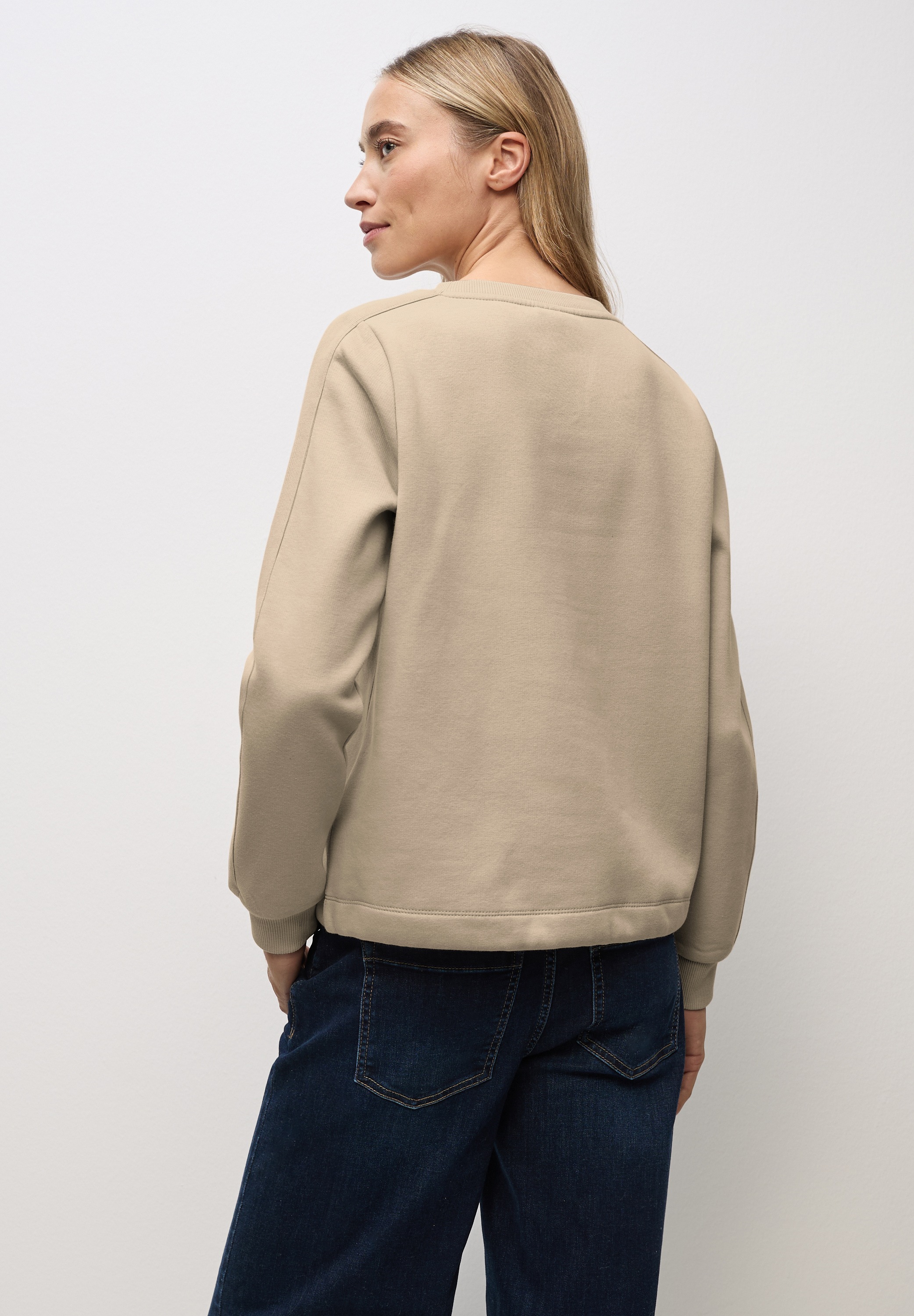 STREET ONE Sweatshirt, mit Tunnelzug am Saum