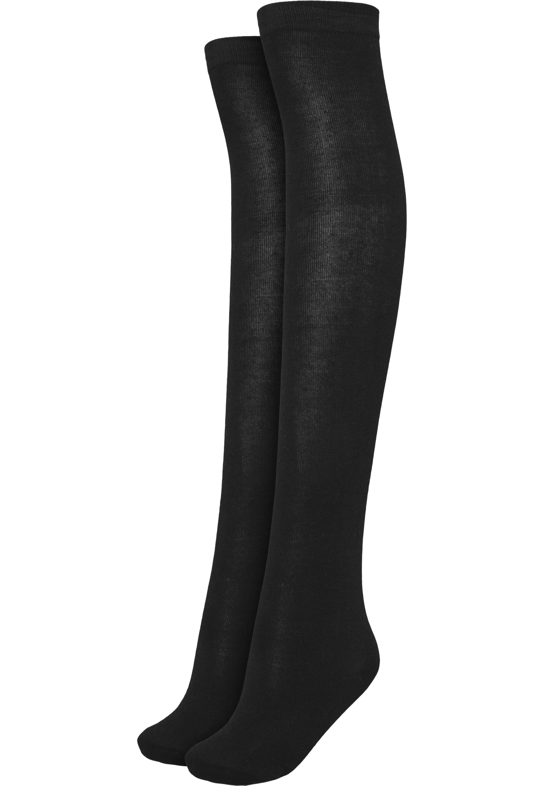 URBAN CLASSICS Strümpfe "Urban Classics Accessoires Ladies Overknee Socks 2-Pack" 1 Paar tlg.
