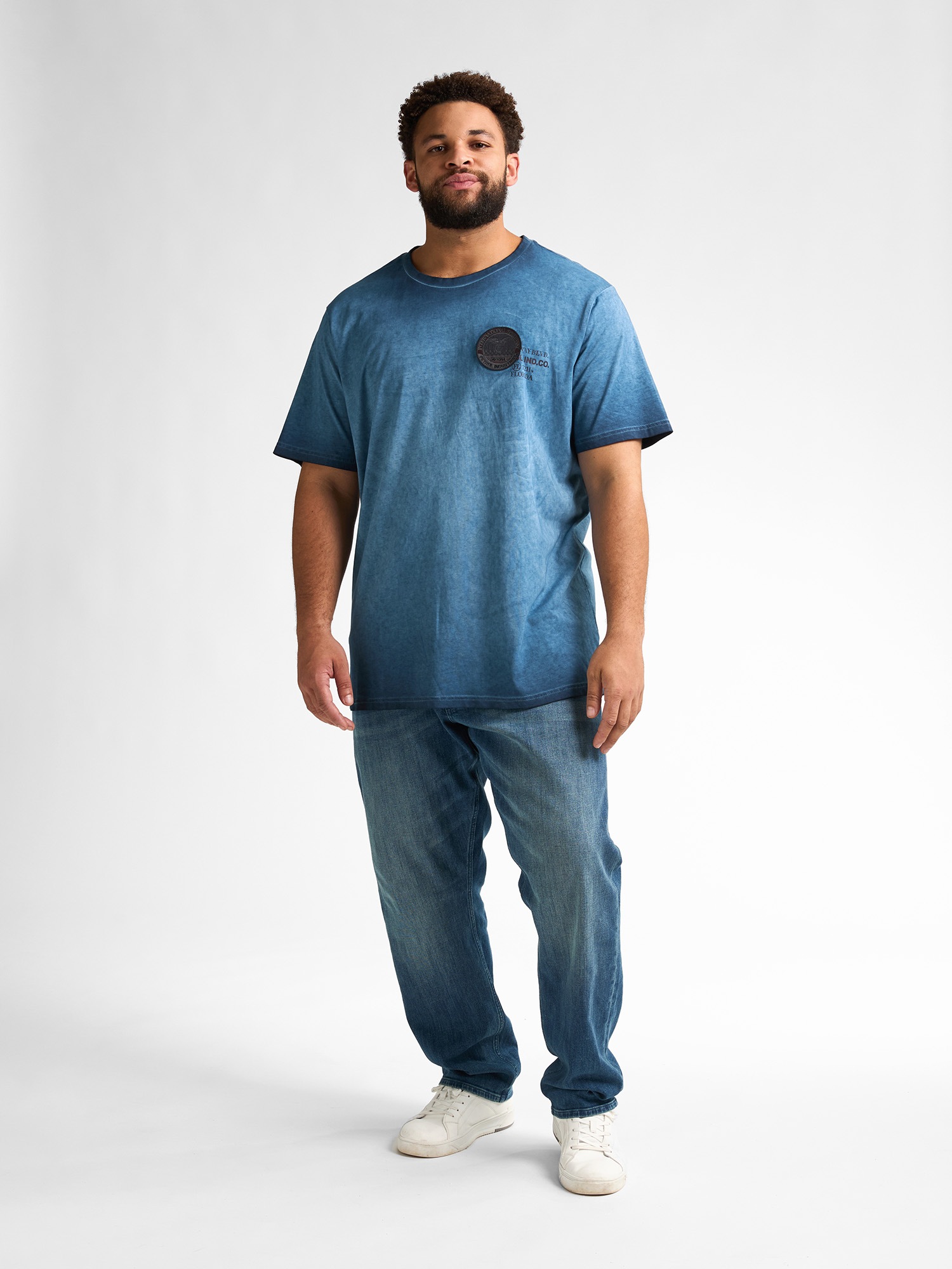 Petrol Industries Rundhalsshirt, mit Logo Stickerei