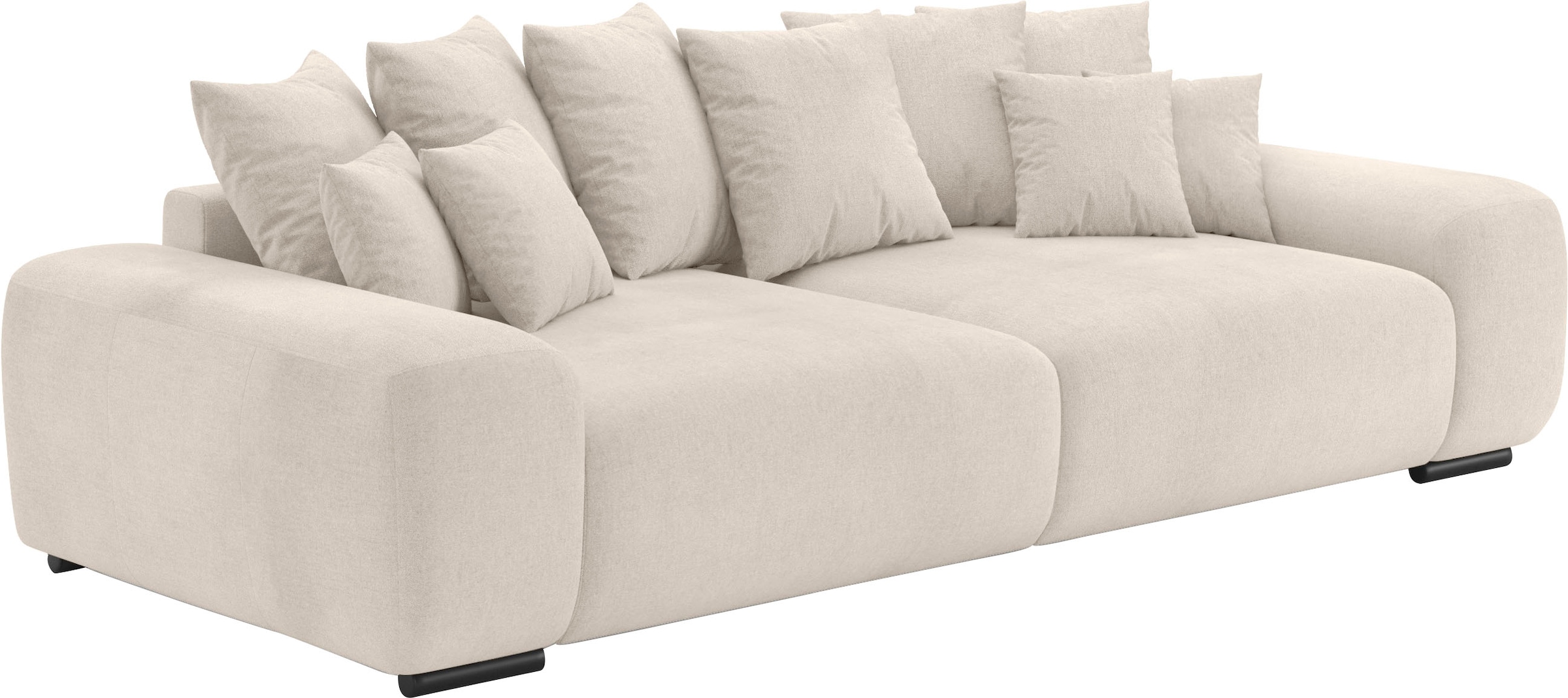 Home affaire Big-Sofa "Sundance, B/T 302/137 cm", Dauerschläfer mit Hygiene-Topper und Transporttasche