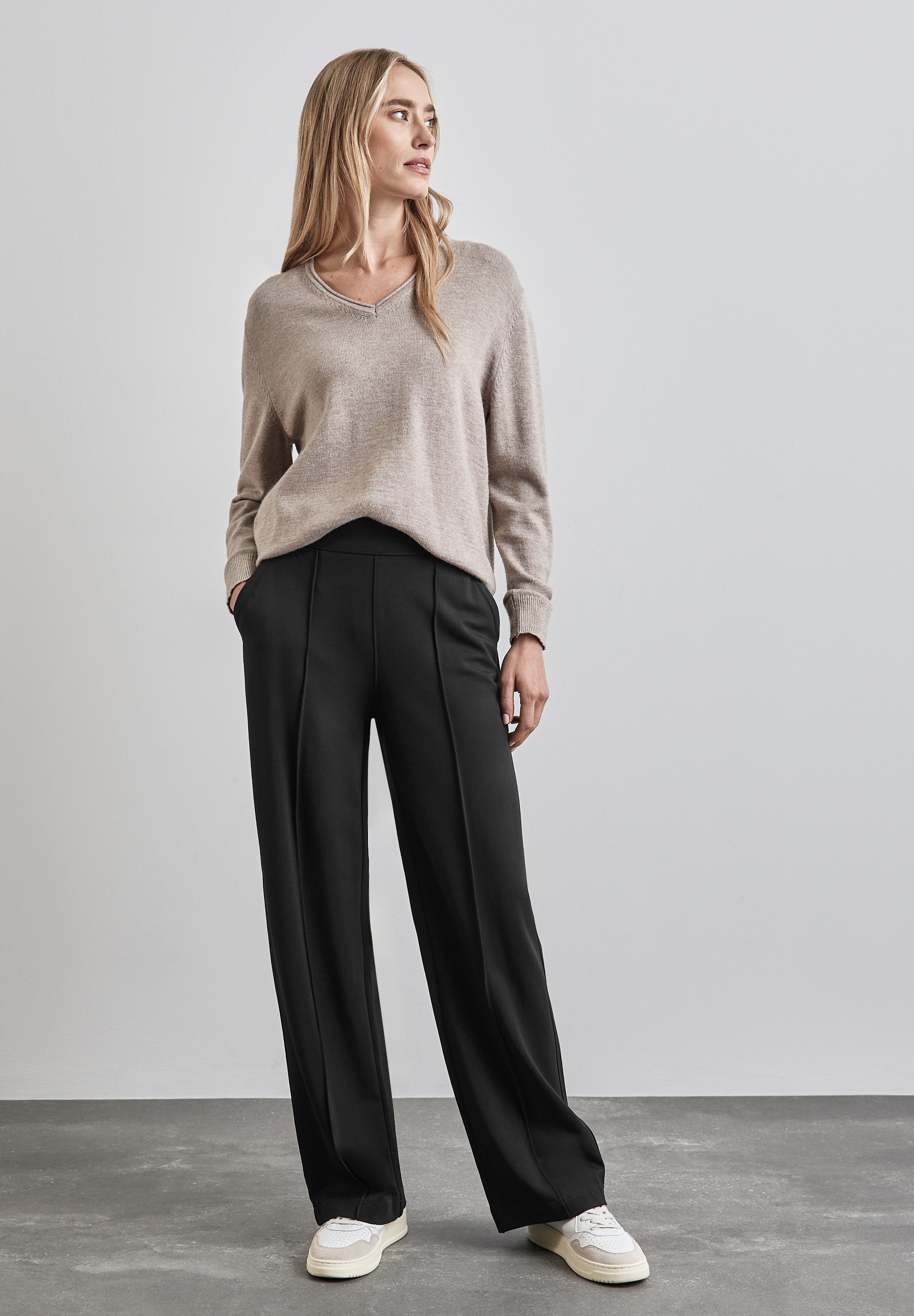 STREET ONE Stoffhose, High Waist