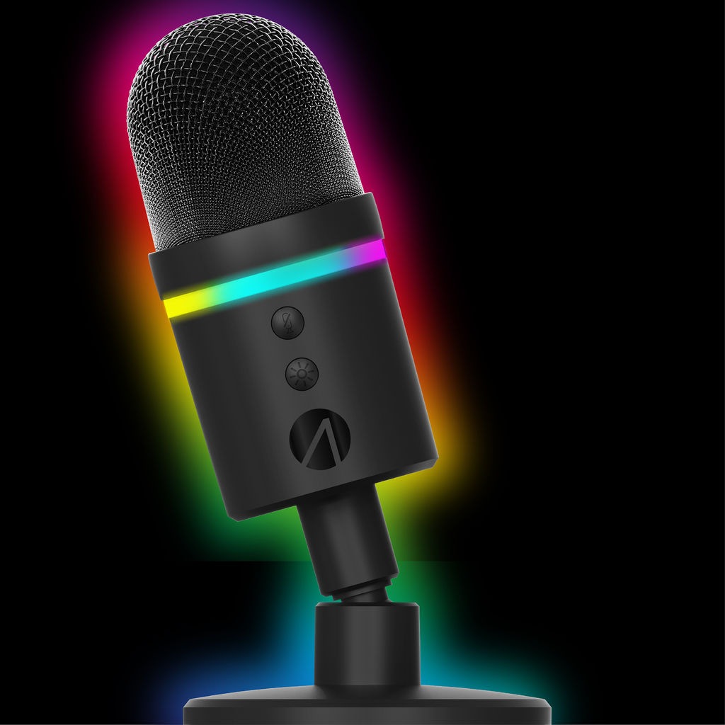 Stealth Streaming-Mikrofon »Streaming Mikrofon mit LED Beleuchtung«