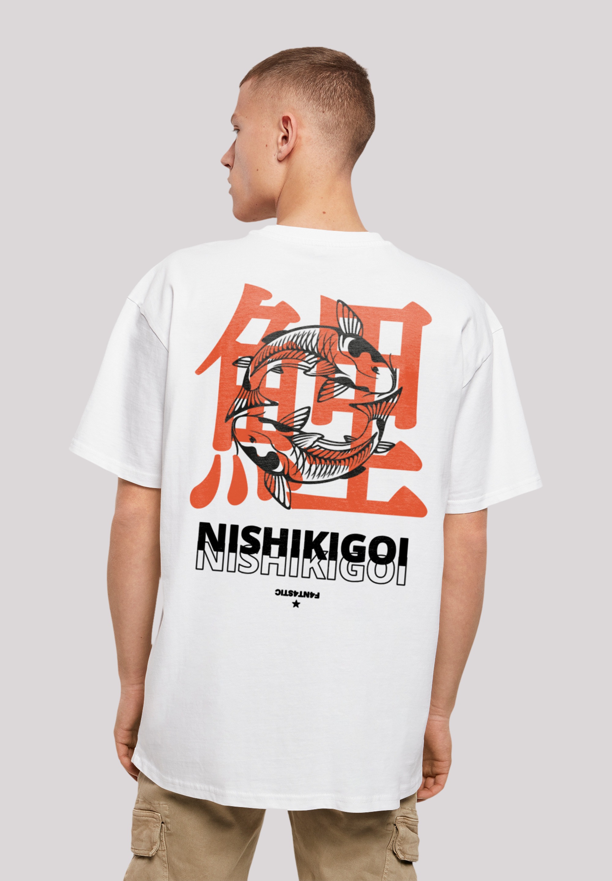 F4NT4STIC T-Shirt "Nishikigoi Koi Japan Grafik", Print