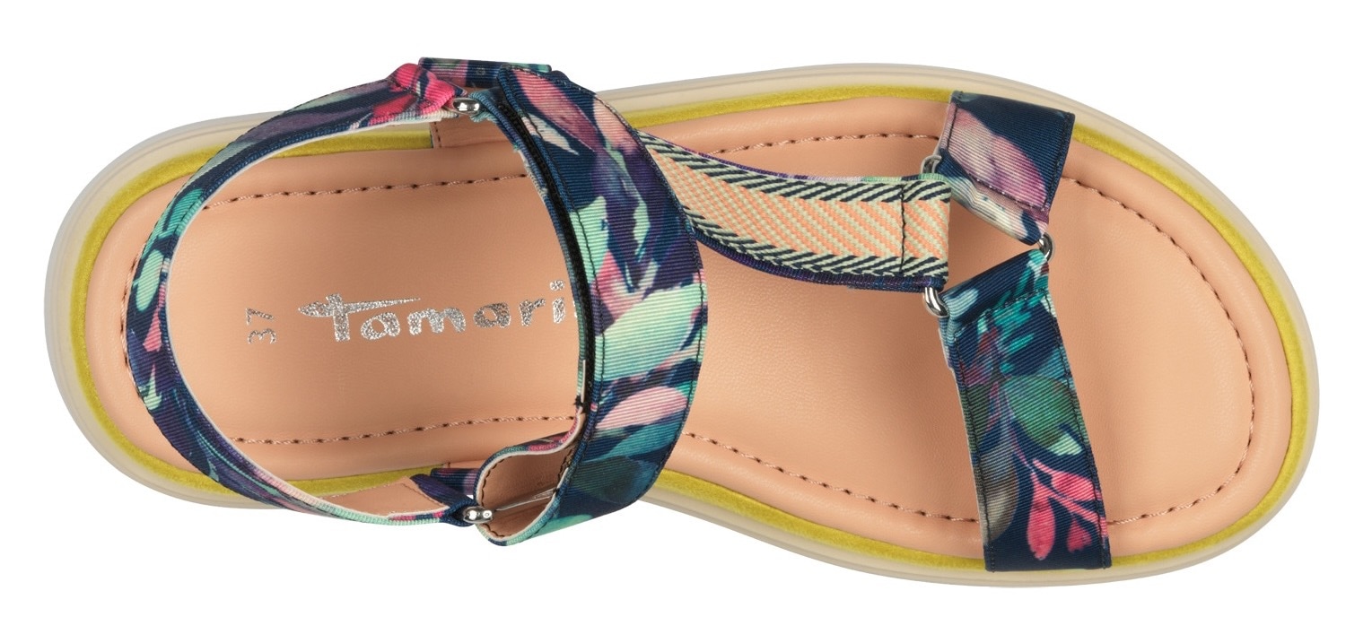 Tamaris Riemchensandale, Plateau, Sommerschuh, Sandalette mit Touch It-Ausstattung
