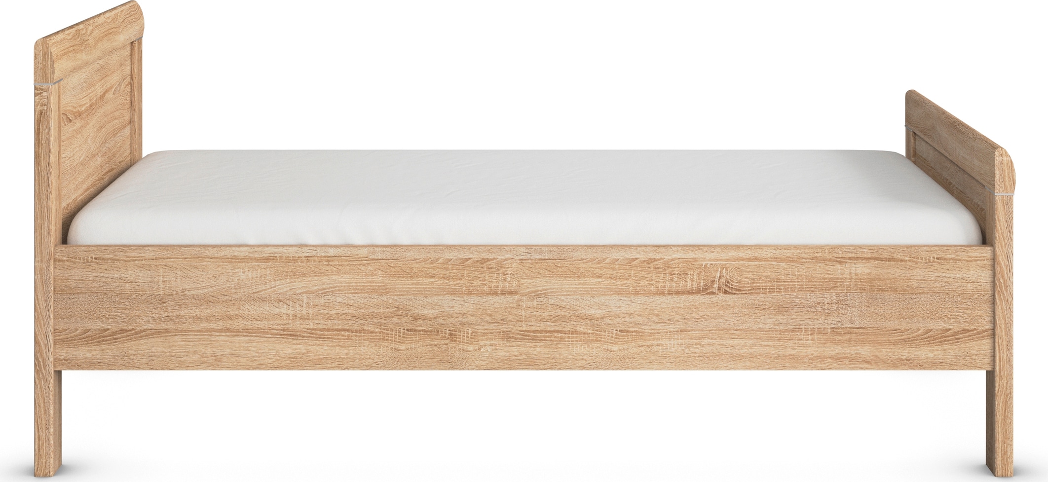 rauch Bett »Bett Einzelbett Stollenbett EVELYN« in Komforthöhe aus Holzwerkstoff in elegantem Stil MADE IN GERMANY