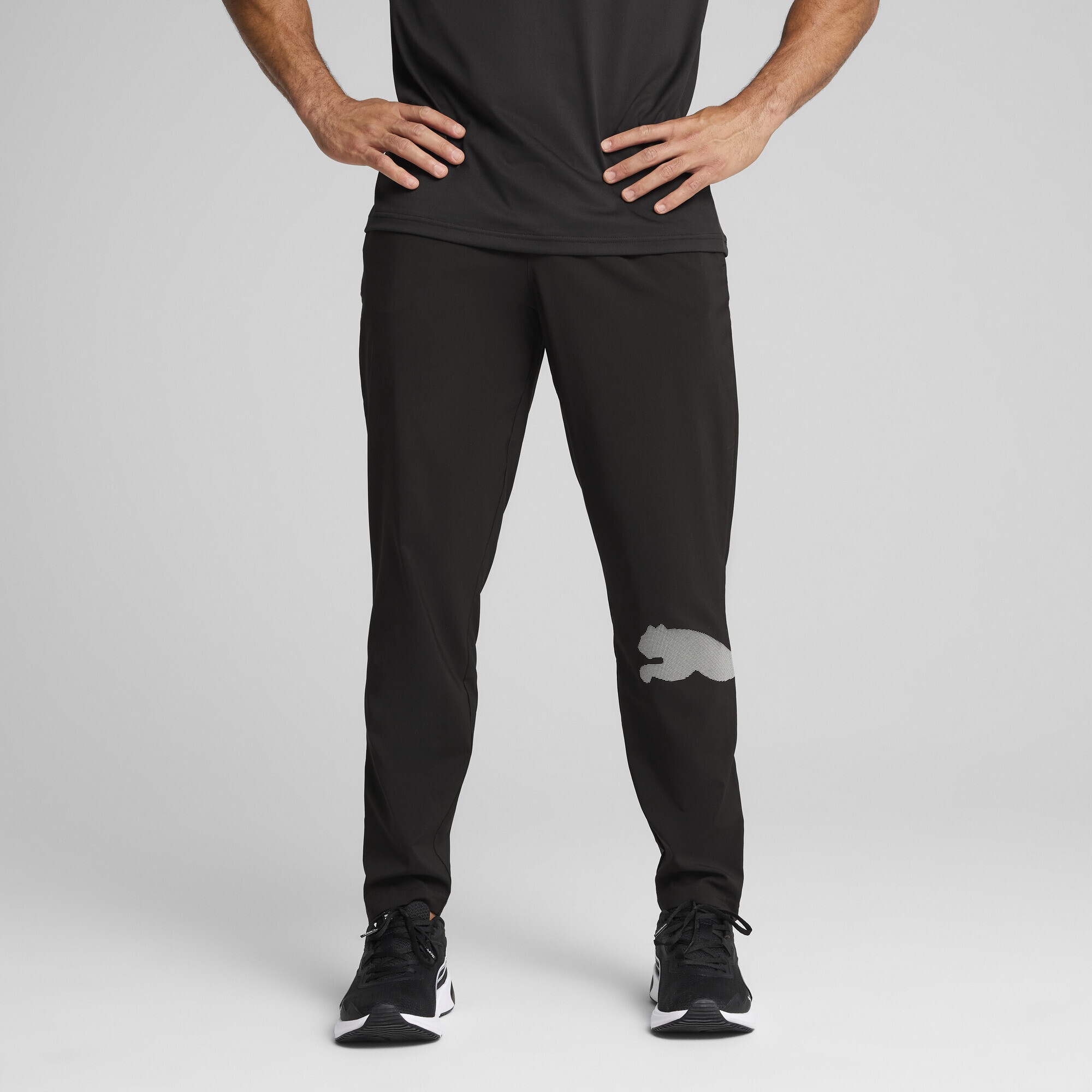 PUMA Trainingshose »Train All Day Big Logo Gewebte Hose Herren«
