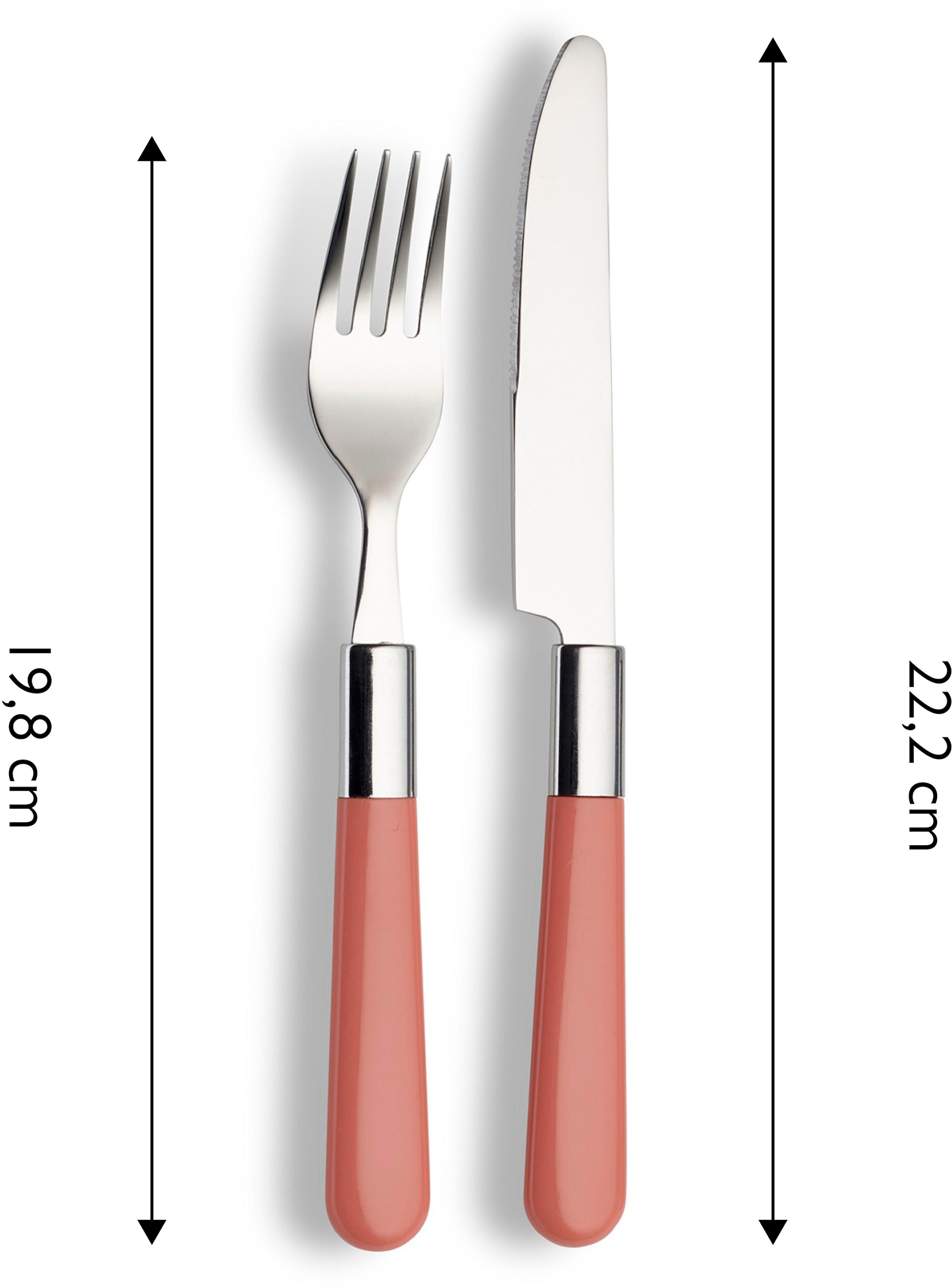 ECHTWERK Besteck-Set »Bistro Besteck Set, Campingbesteck«, (Set, 16 tlg.), Picknickbesteck