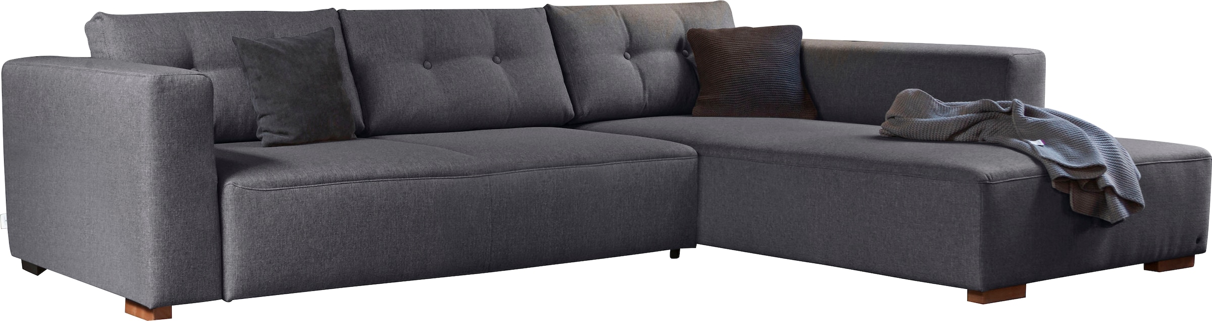 TOM TAILOR HOME Ecksofa "HEAVEN CHIC M", aus der COLORS COLLECTION, wahlweise mit Bettfunktion & Bettkasten