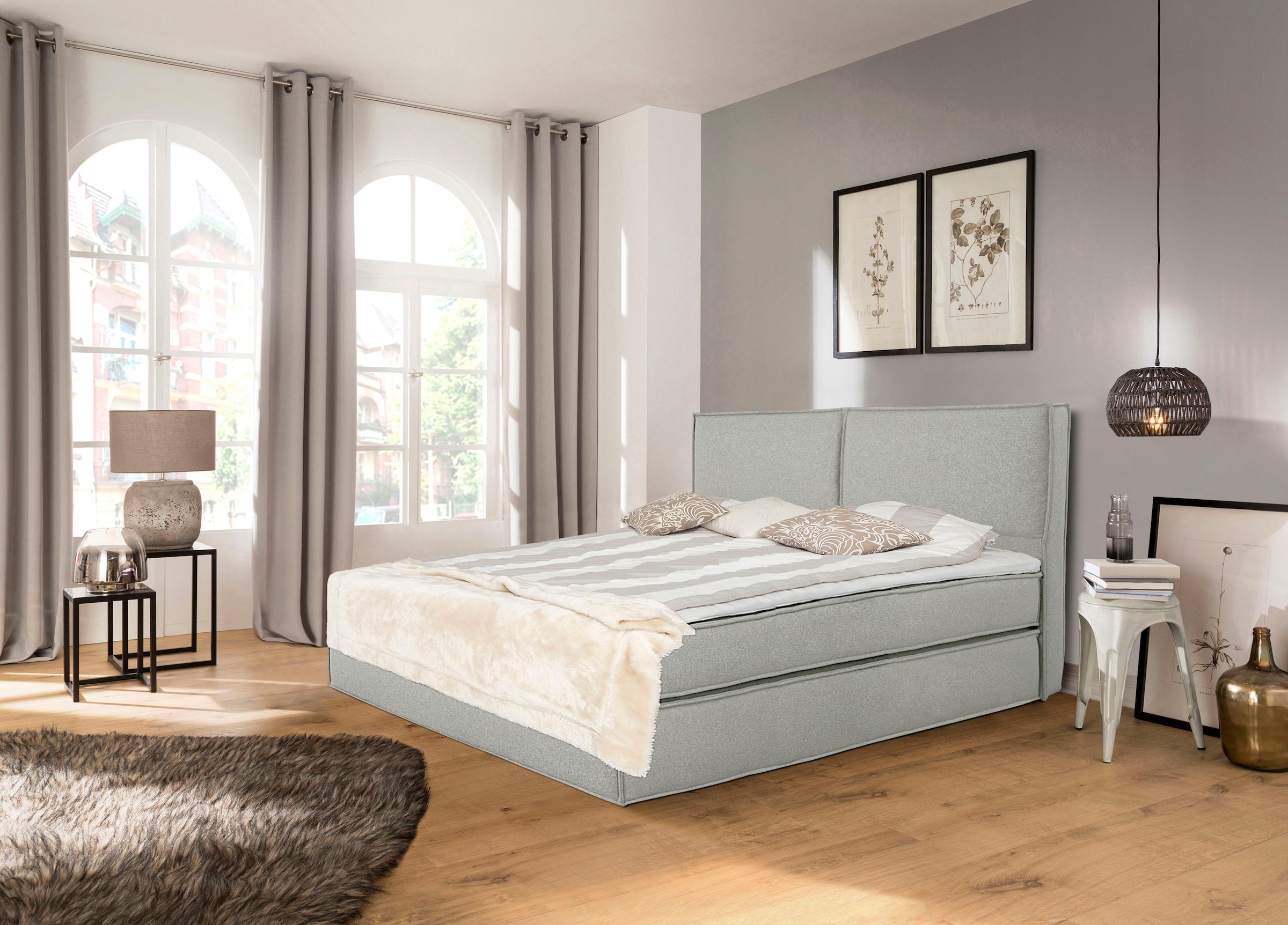 PLACES OF STYLE Boxspringbett »Lorena«